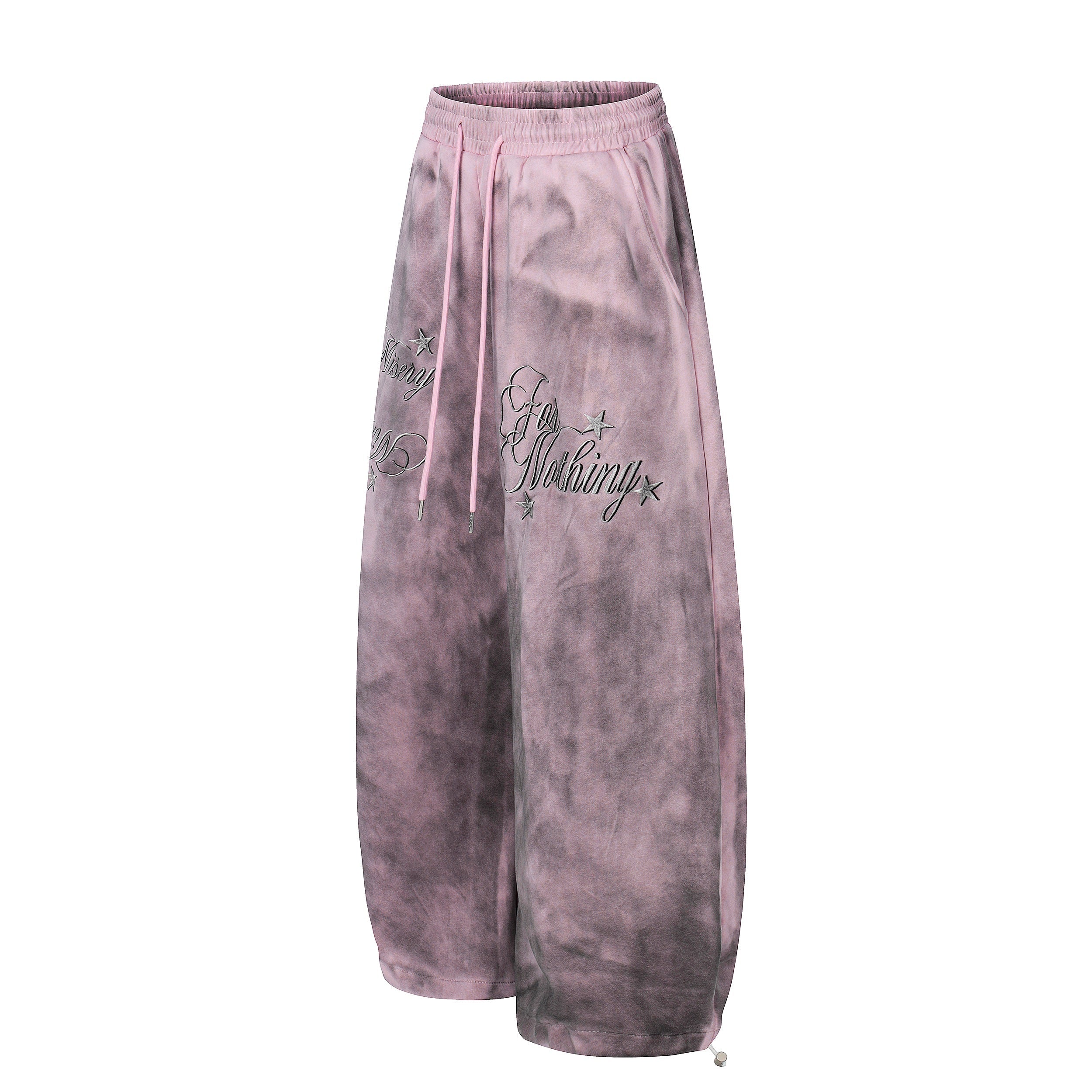 Omirad Misery Was Nothing Washed Wide-Leg Sweatpants