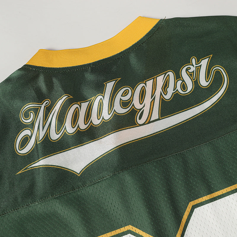 Varsity Star Number Football Jersey | Streetwear Sports Tee