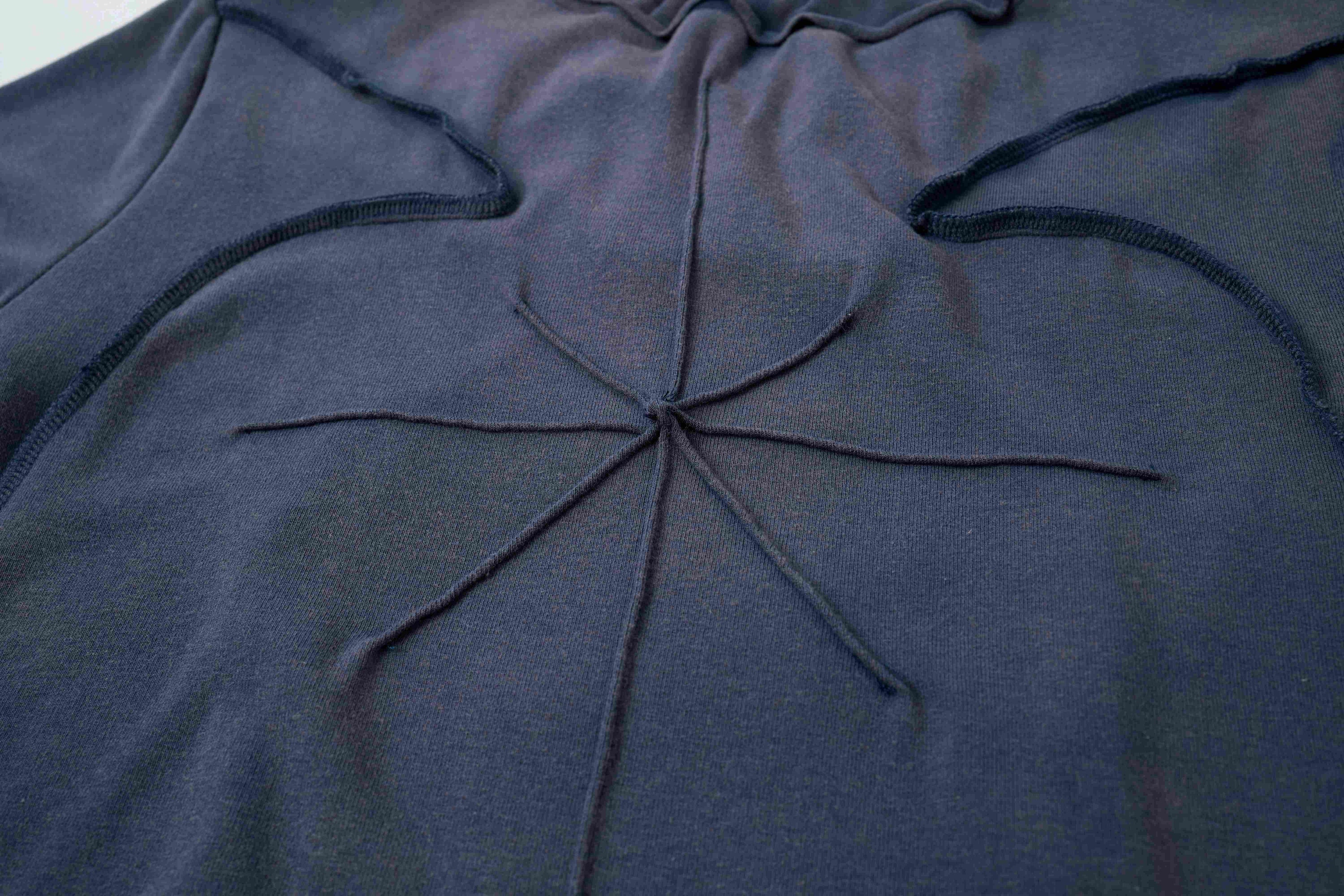 Omirad Raw Seam Sculpted Panel Cotton Tee | Avant-Garde Streetwear