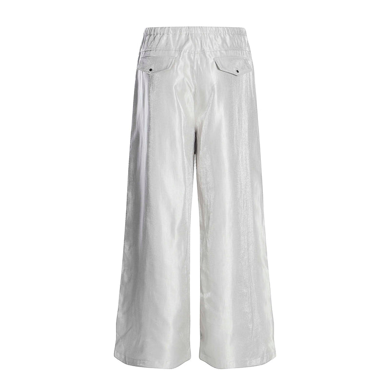 Omirad Glossy Utility Cargo Pants | Wide Leg Barrel Fit