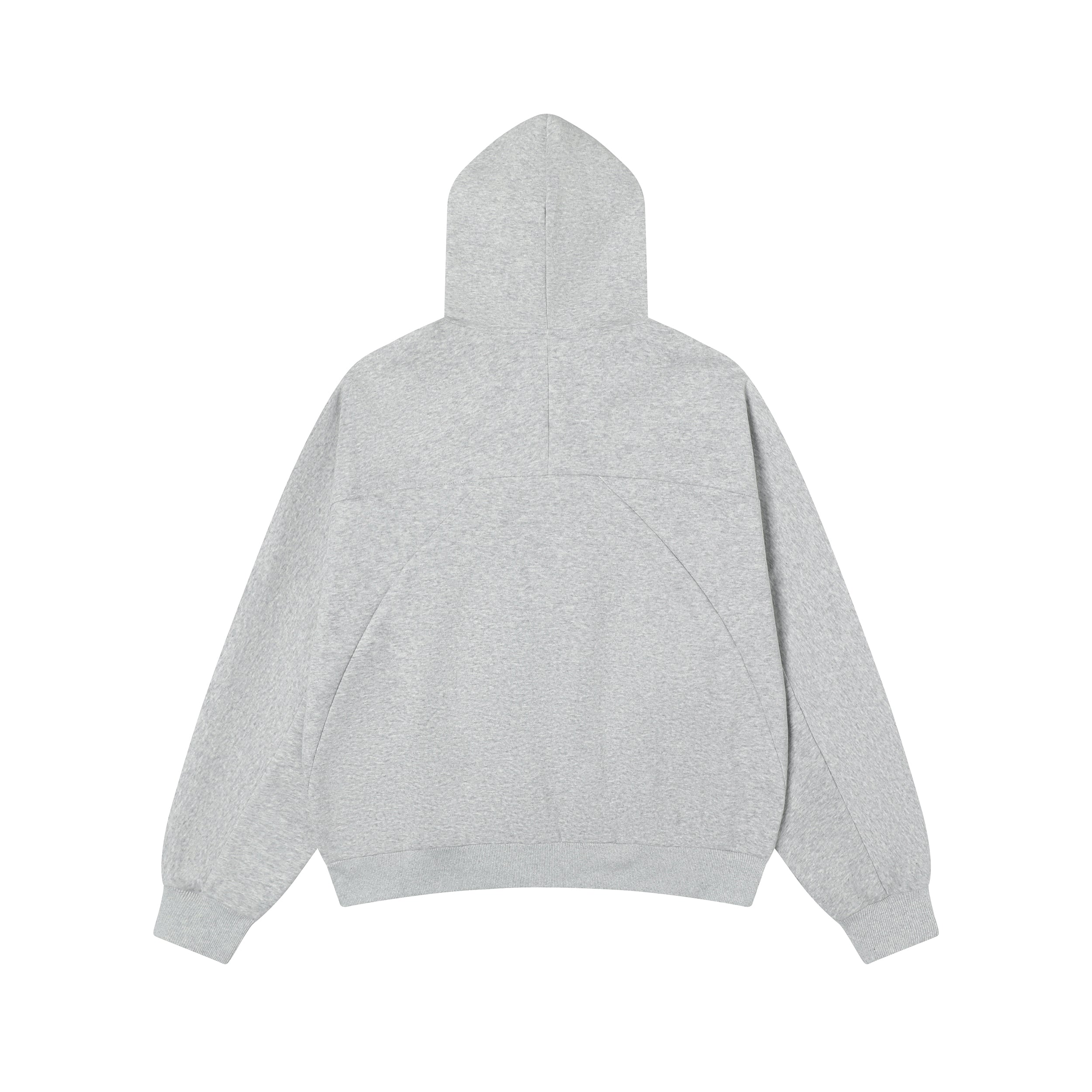 Omirad Structured Panel Zip-Up Hoodie | Minimalist Streetwear