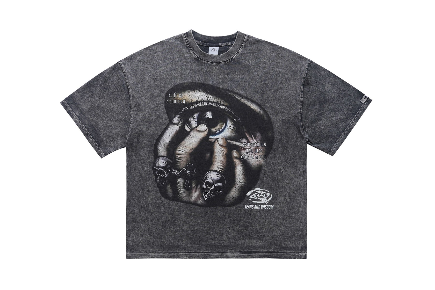 Omirad Tears & Wisdom Oversized Graphic Tee | Dark Streetwear