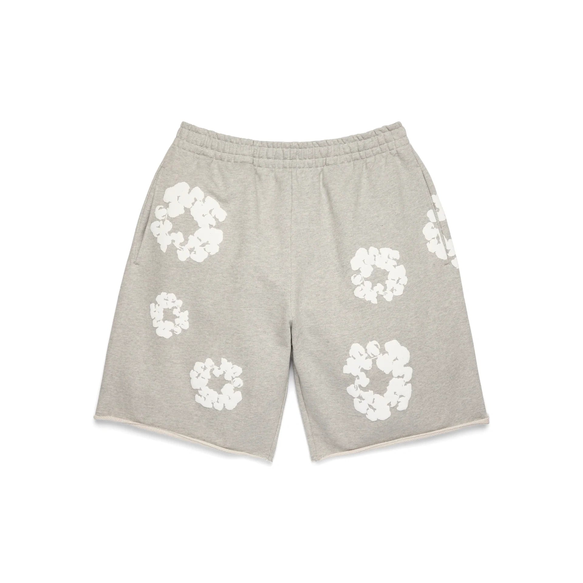 Denim Tears Cotton Wreath Sweat Shorts – Grey Heather