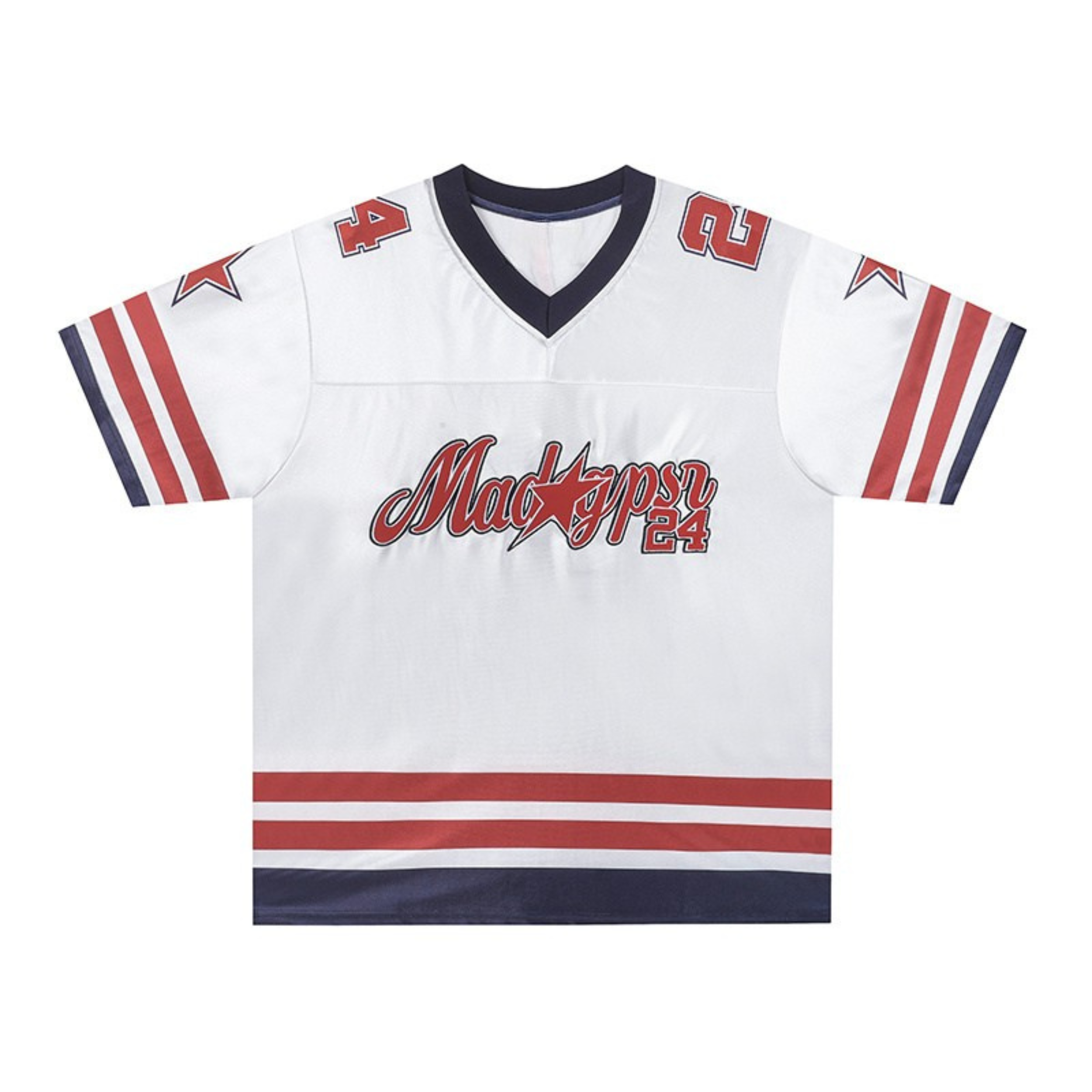 Mad Gypsr 24 Varsity Football Jersey | Retro Streetwear