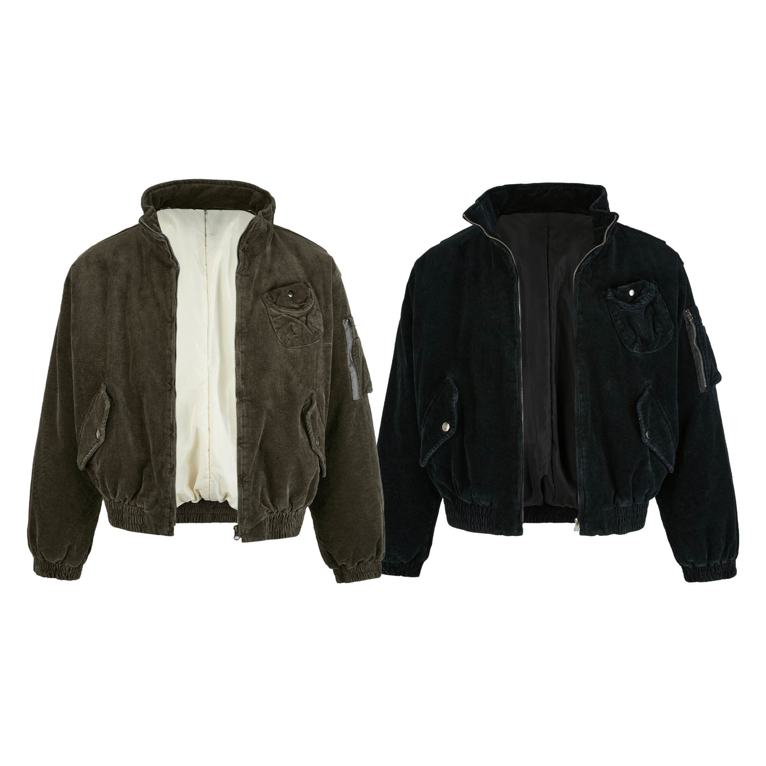 Omirad Corduroy Utility Bomber Jacket | Streetwear