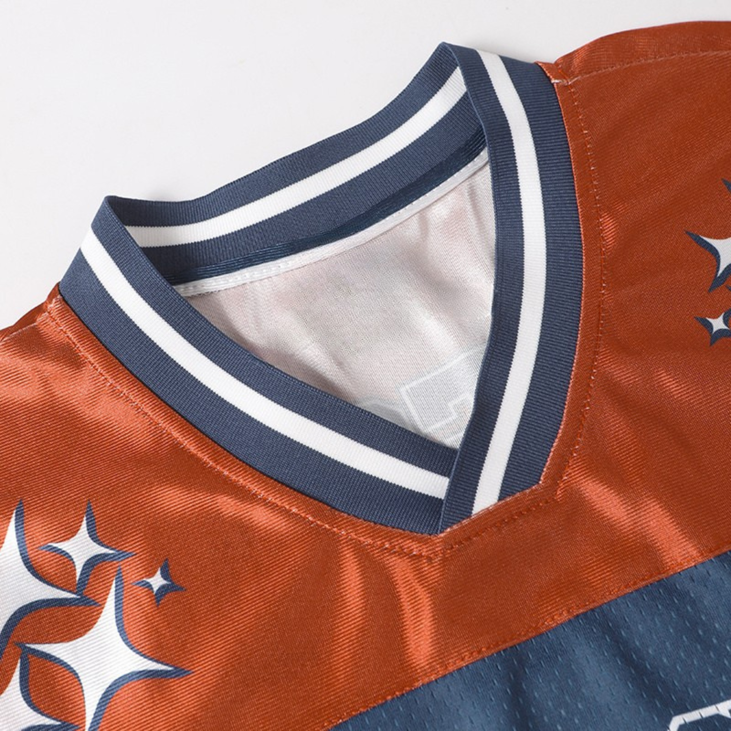 MADEGPSR Varsity 72 Football Jersey | Star Stripe Mesh Top