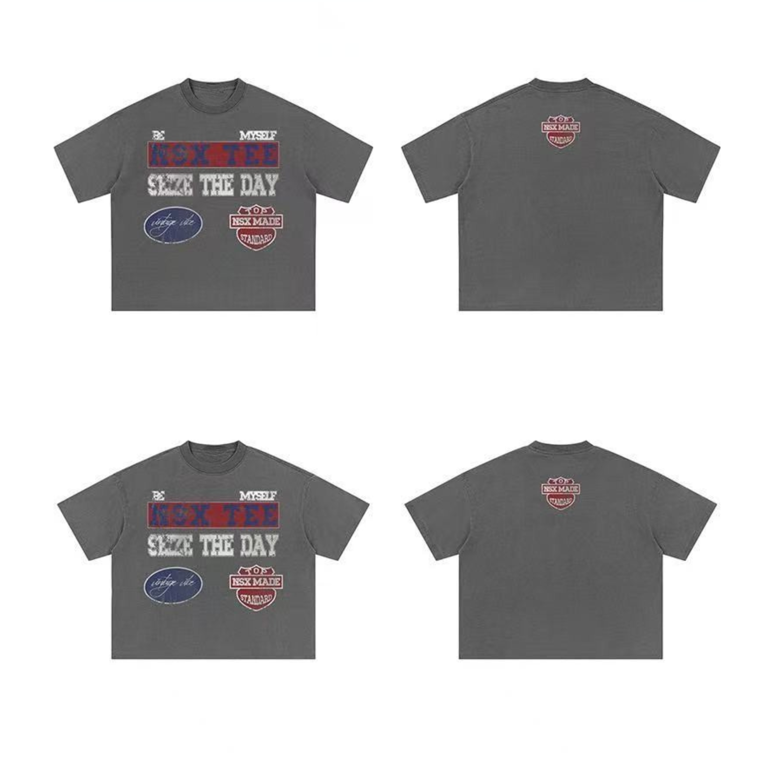 NSX Seize The Day Vintage Washed Graphic T-Shirt