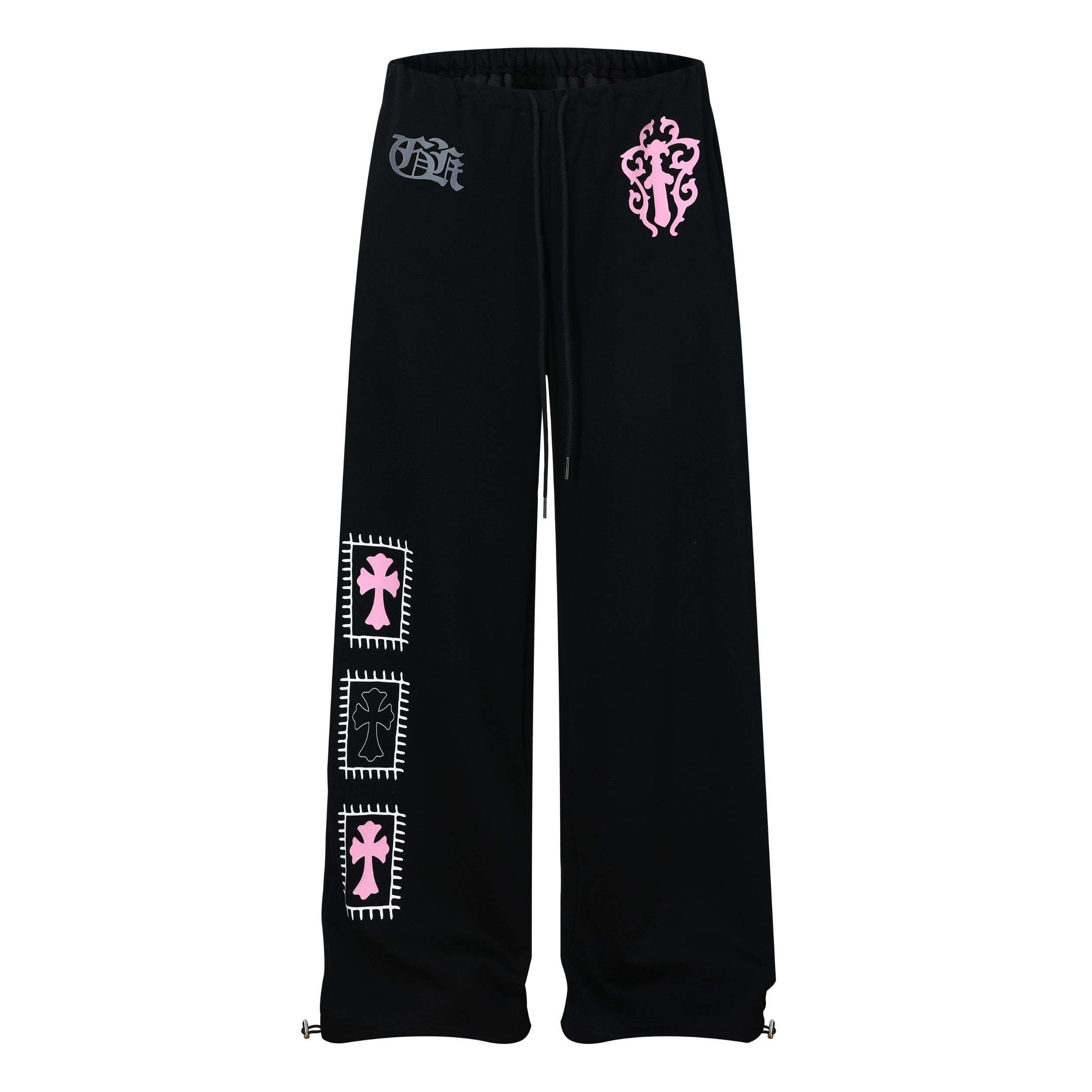 Omirad Graphic Wide-Leg Sweatpants | Bold Streetwear Joggers