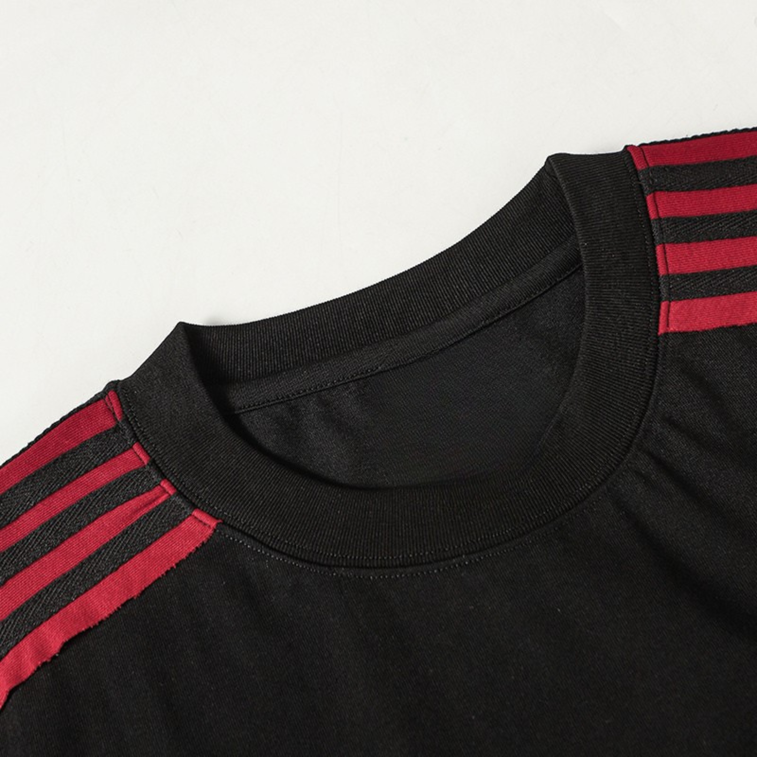 Essential Triple Stripe Cotton Tee | Streetwear Basics