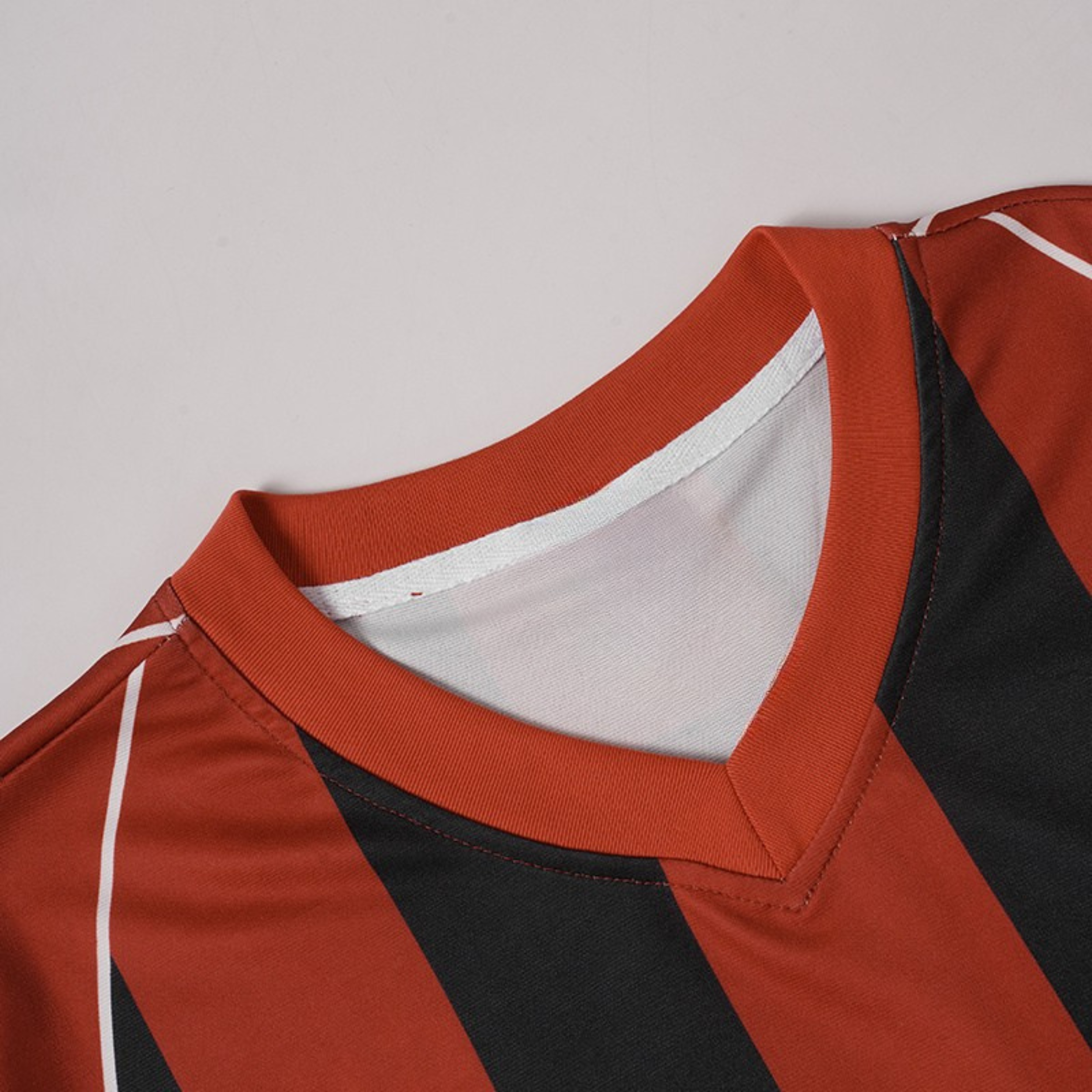 Flame Stripe Number Football Jersey | Street Athletic Fit