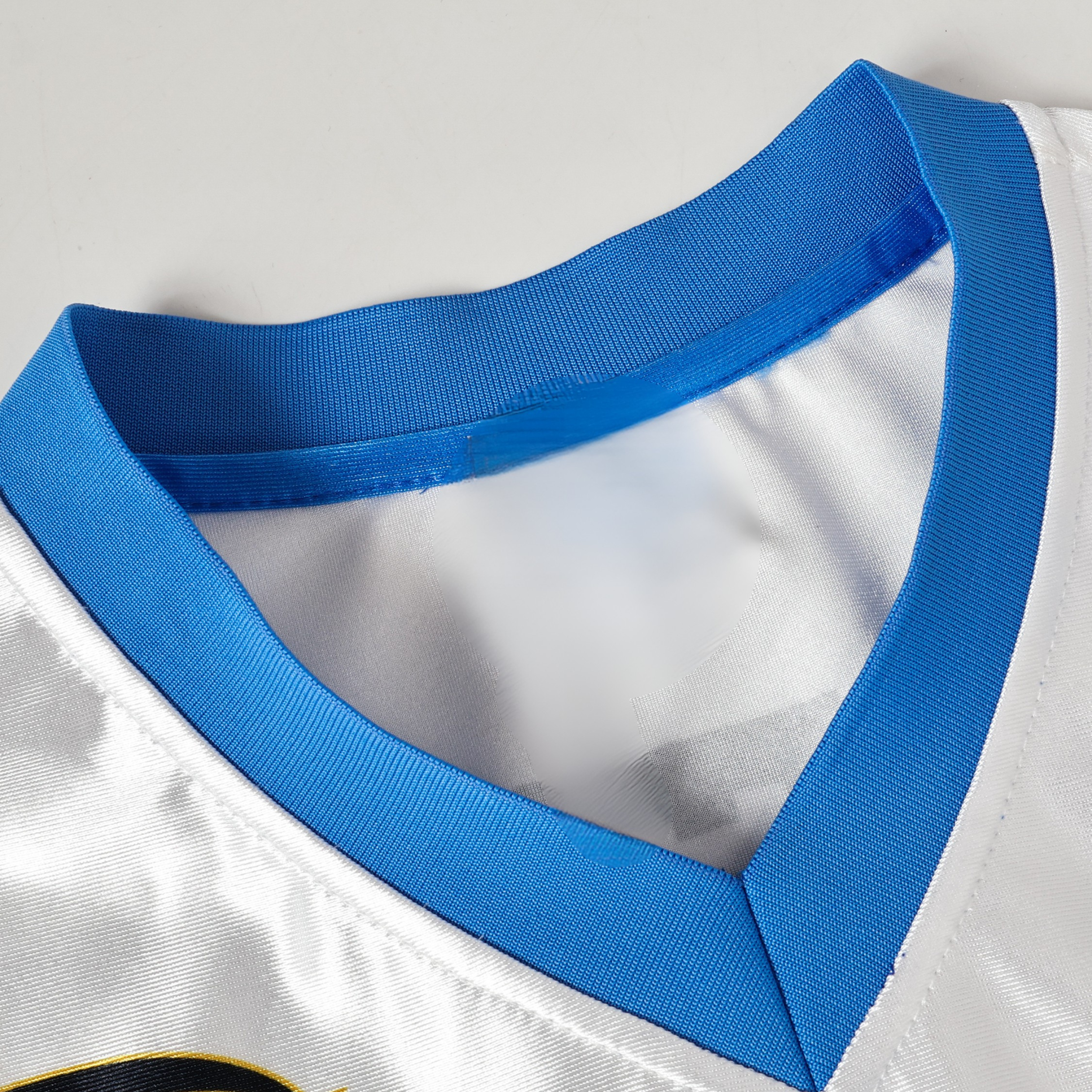 MADEGPSR #76 Blue-Stripe Oversized Football Jersey