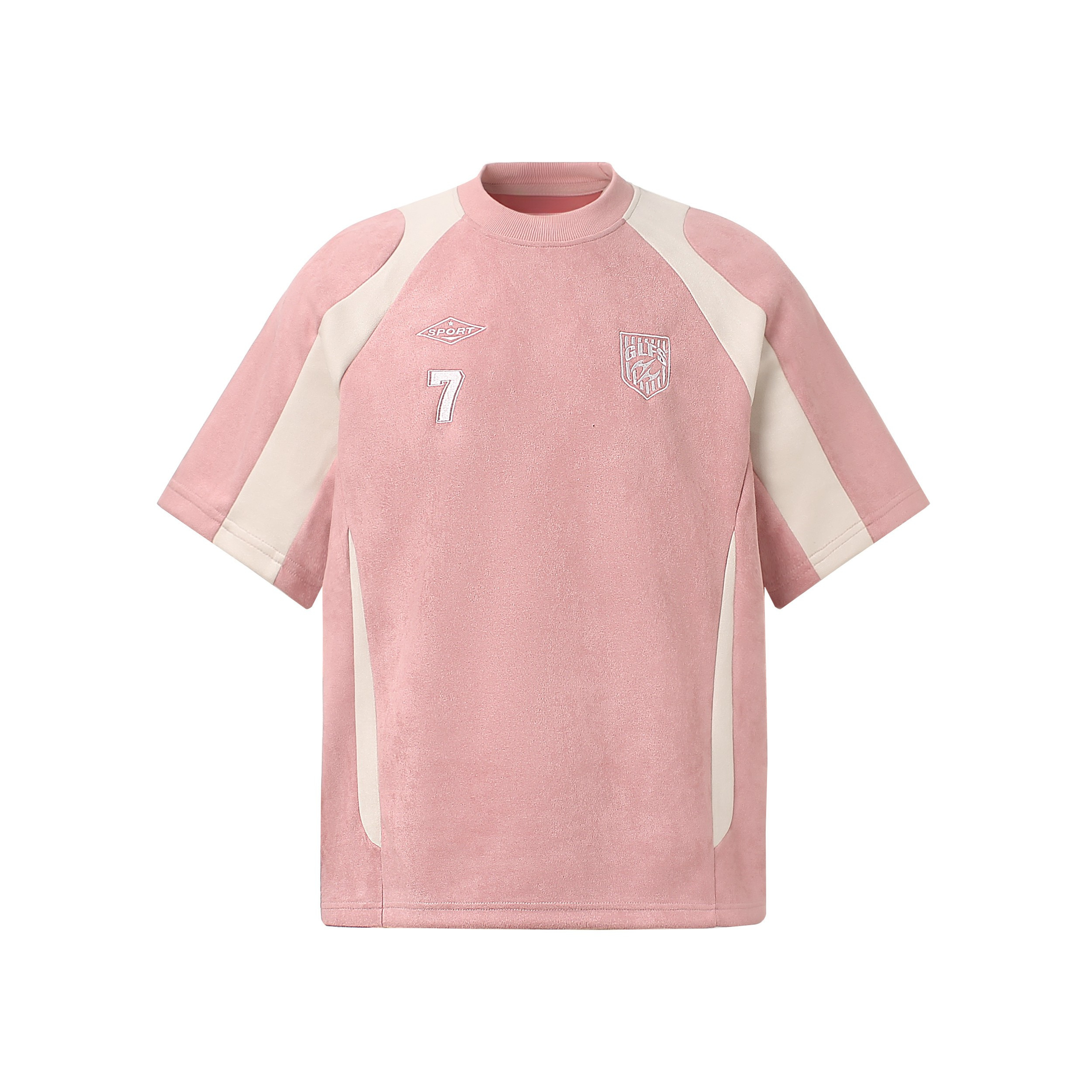 Omirad Sport Panel Suede Tee | Athletic Streetwear T-Shirt
