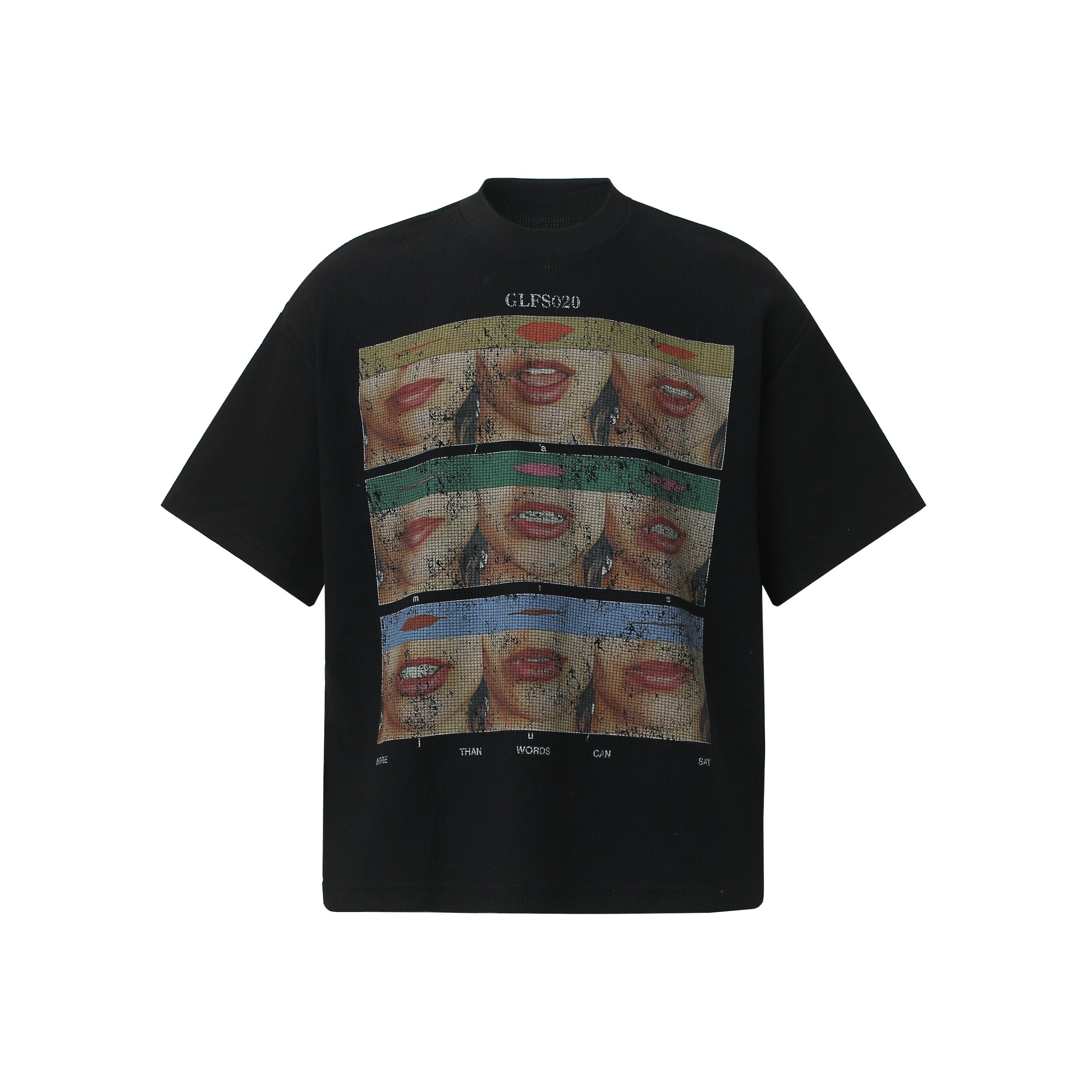 Omirad Collage Lip Graphic Streetwear Tee | GLFS020