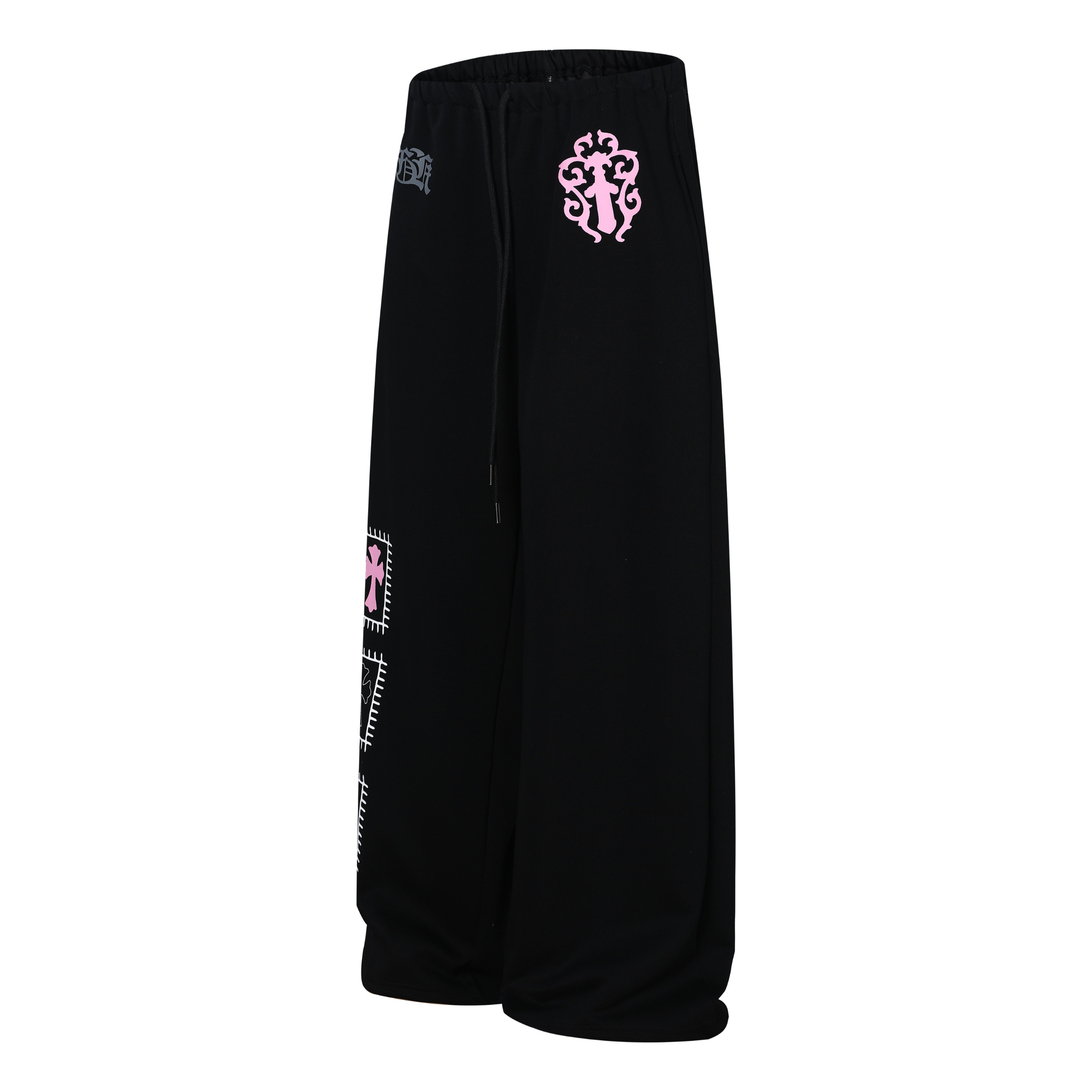 Omirad Graphic Wide-Leg Sweatpants | Bold Streetwear Joggers