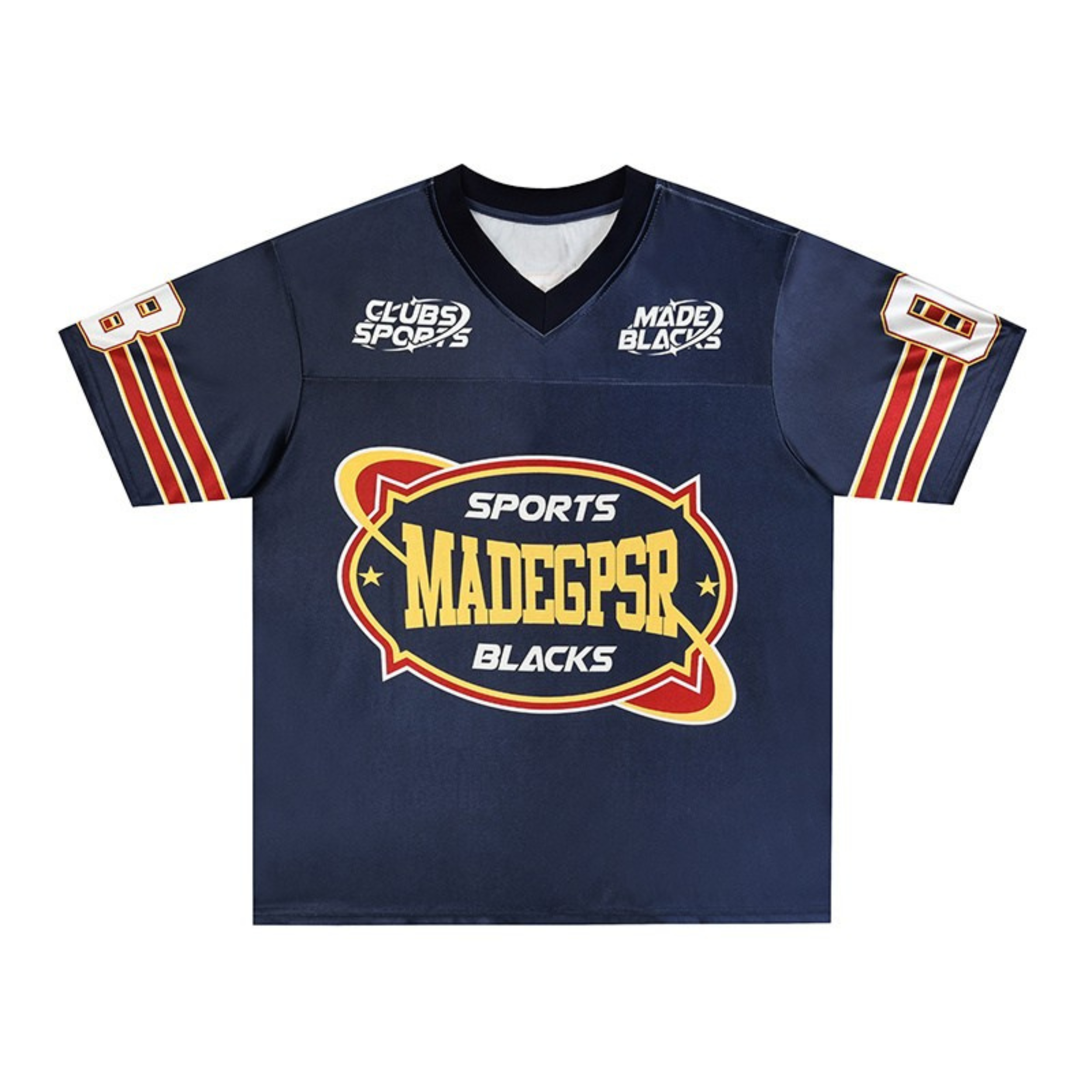 MADEGPSR Sports Club Football Jersey | Varsity Streetwear