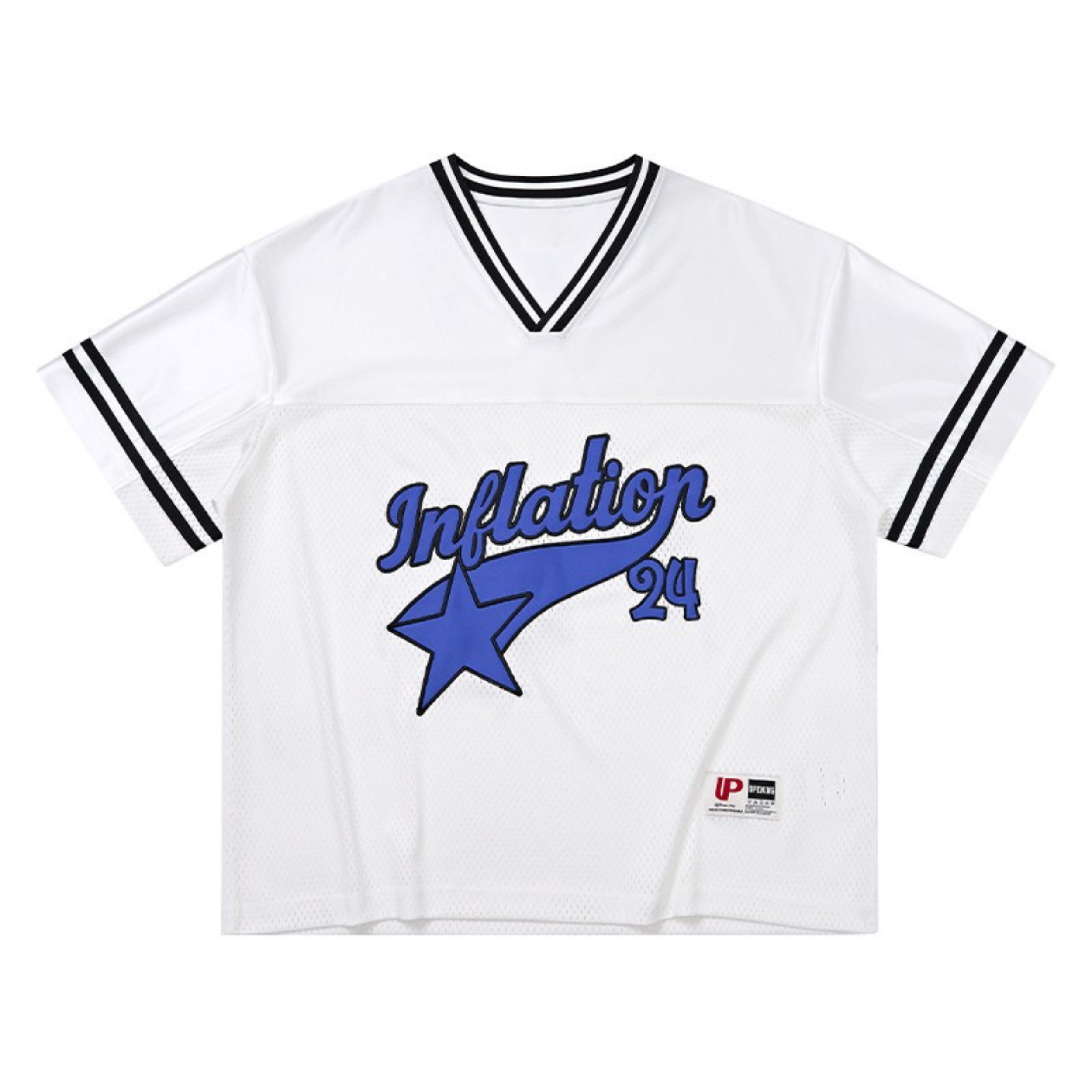Inflation 24 Star Mesh Jersey | Varsity Streetwear Top