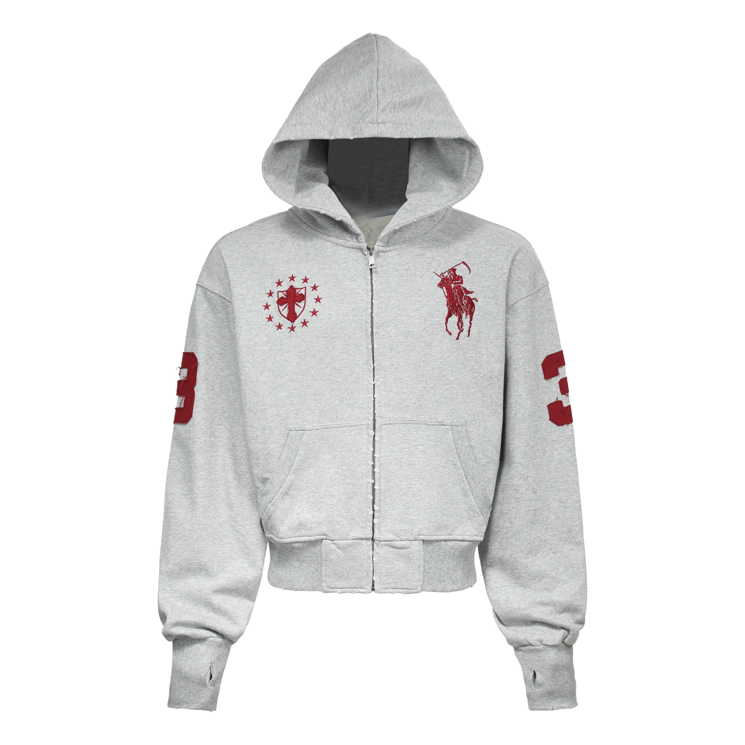 Omirad Heritage Crest Zip Hoodie | 100% Cotton Streetwear