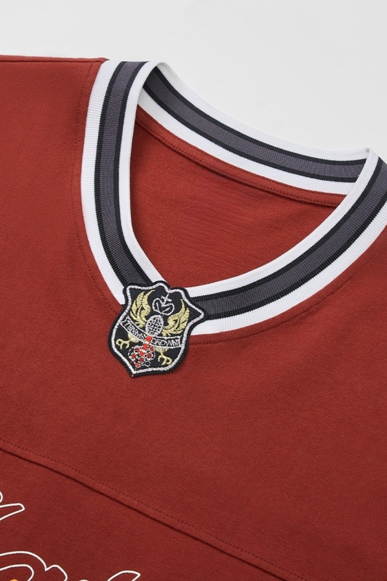 Inflation Passion Graphic V-Neck Tee | Varsity Streetwear