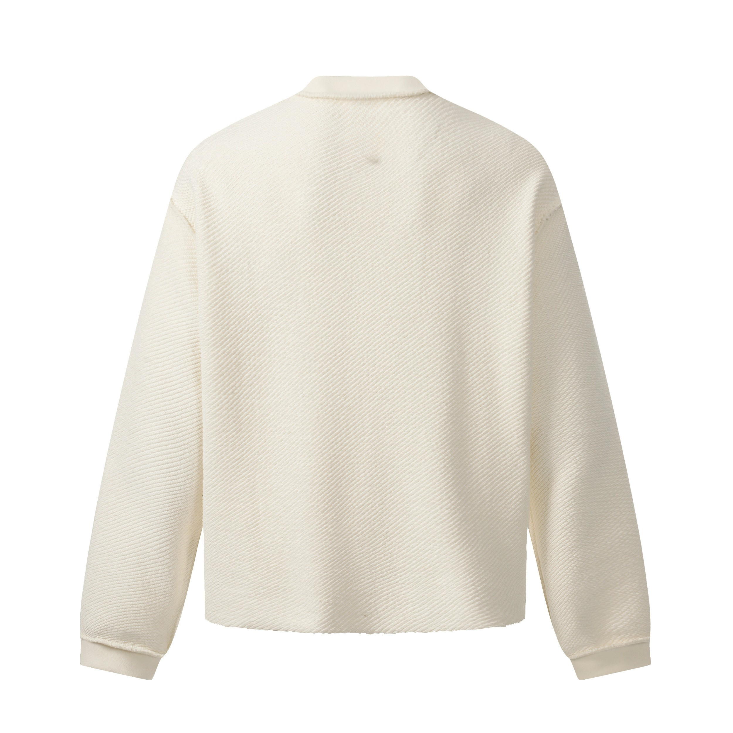 Collage Graphic Textured Sweatshirt | Streetwear Long Sleeve