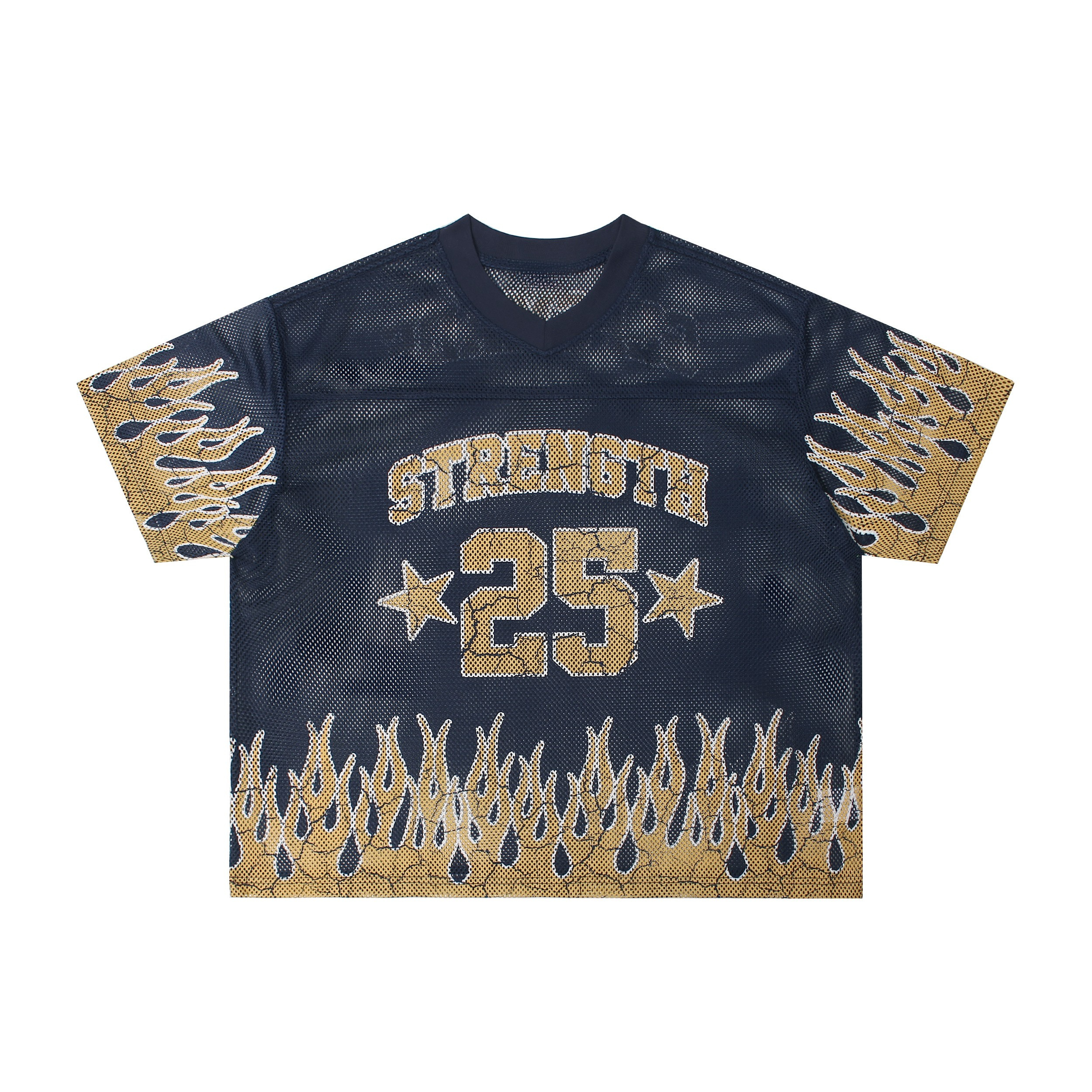 Omirad Strength 25 Flame Mesh Jersey | Streetwear Football Top