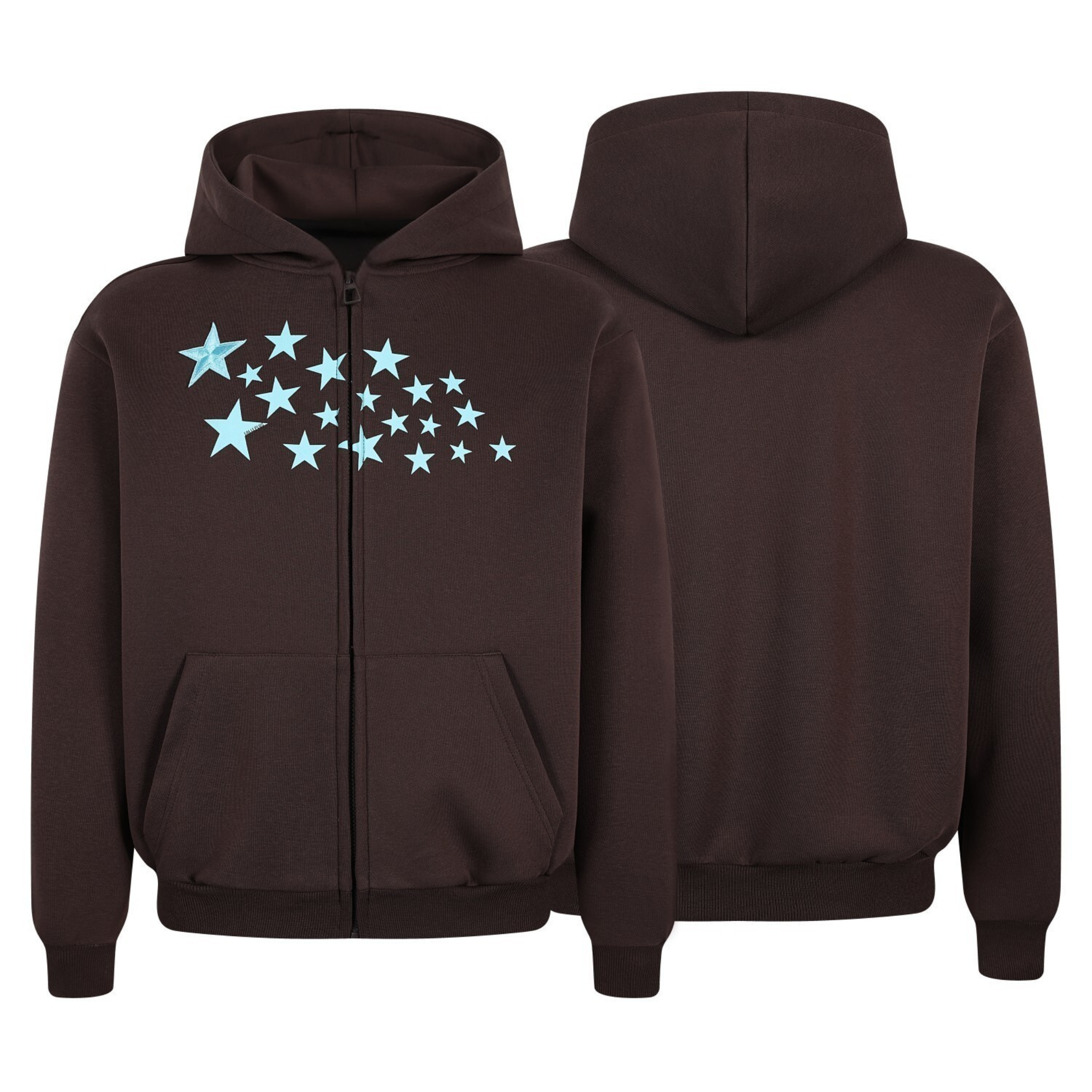 Star Cluster Graphic Zip-Up Hoodie | Omirad by SEAKOFF