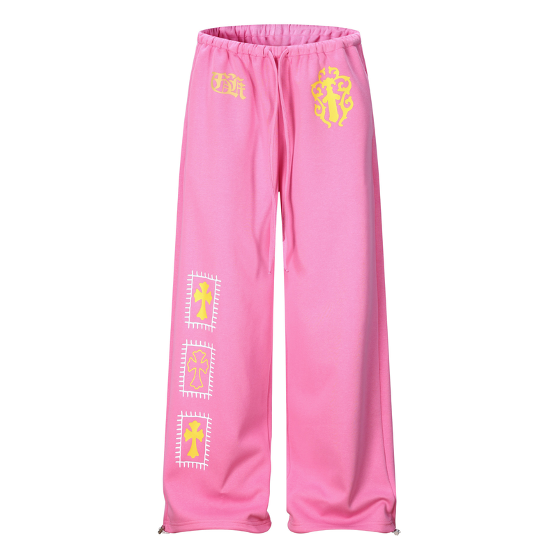 Omirad Graphic Wide-Leg Sweatpants | Bold Streetwear Joggers