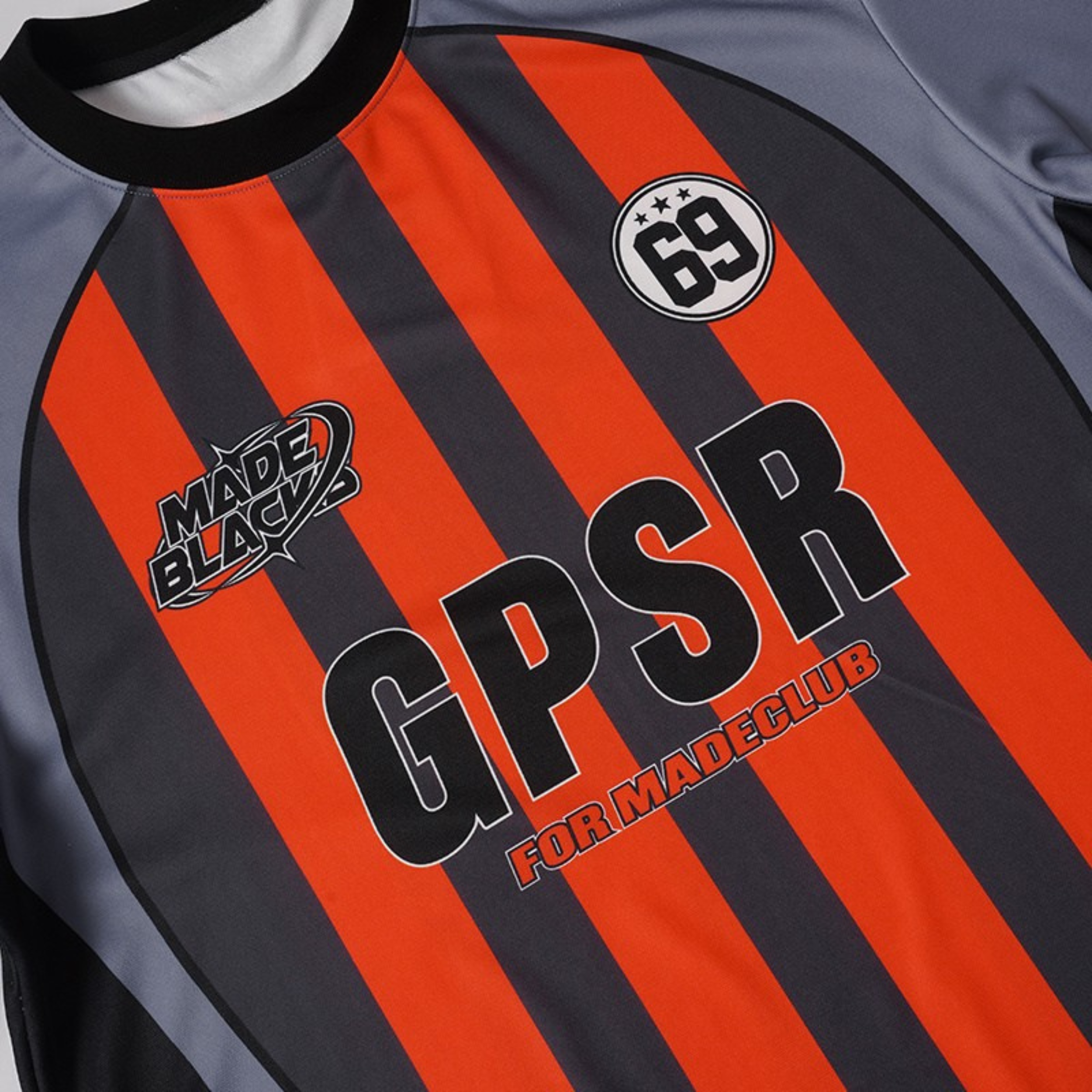 GPSR Vertical Stripe Performance Football Jersey | No. 69