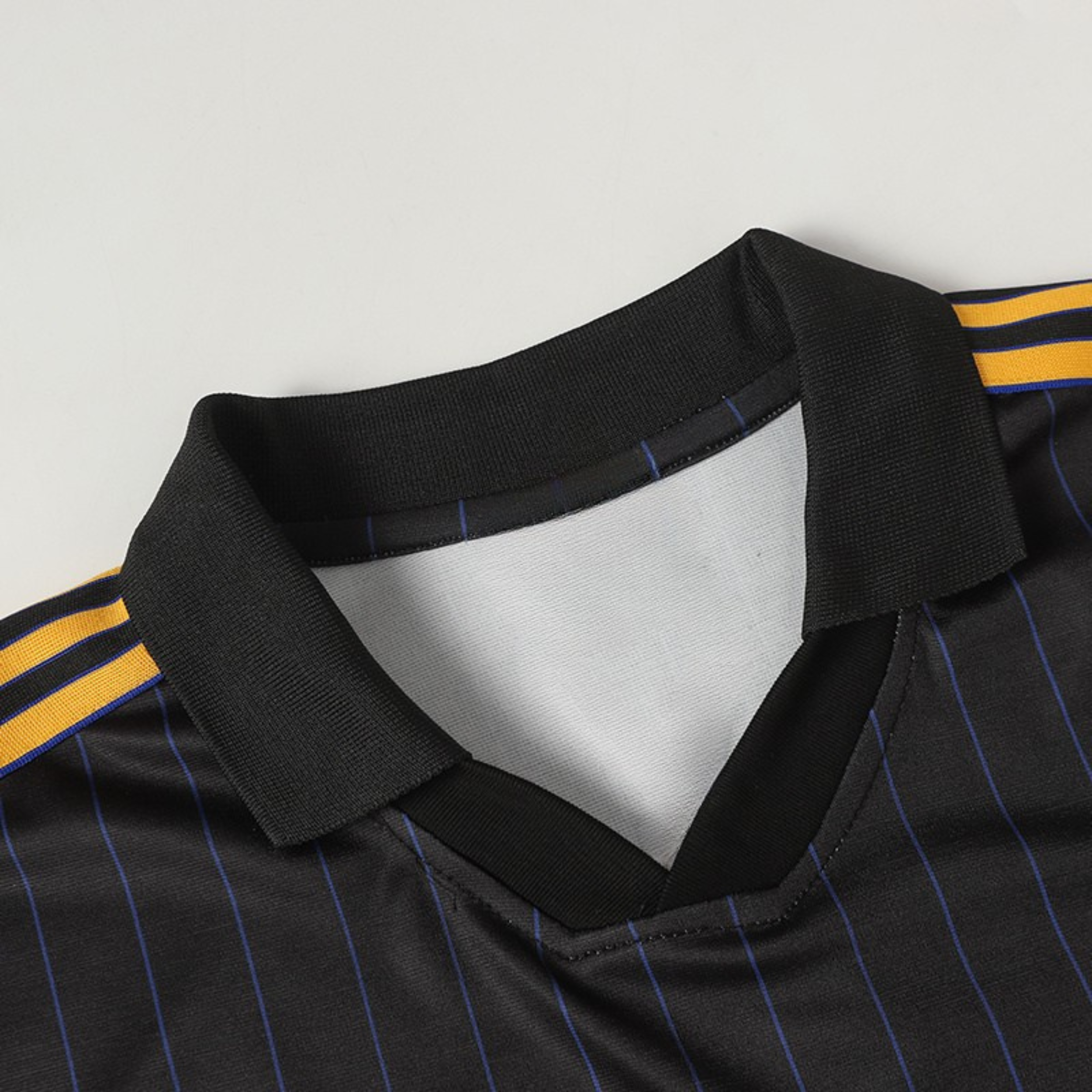 Vintage Pinstripe Football Jersey | Number 8 Street Style