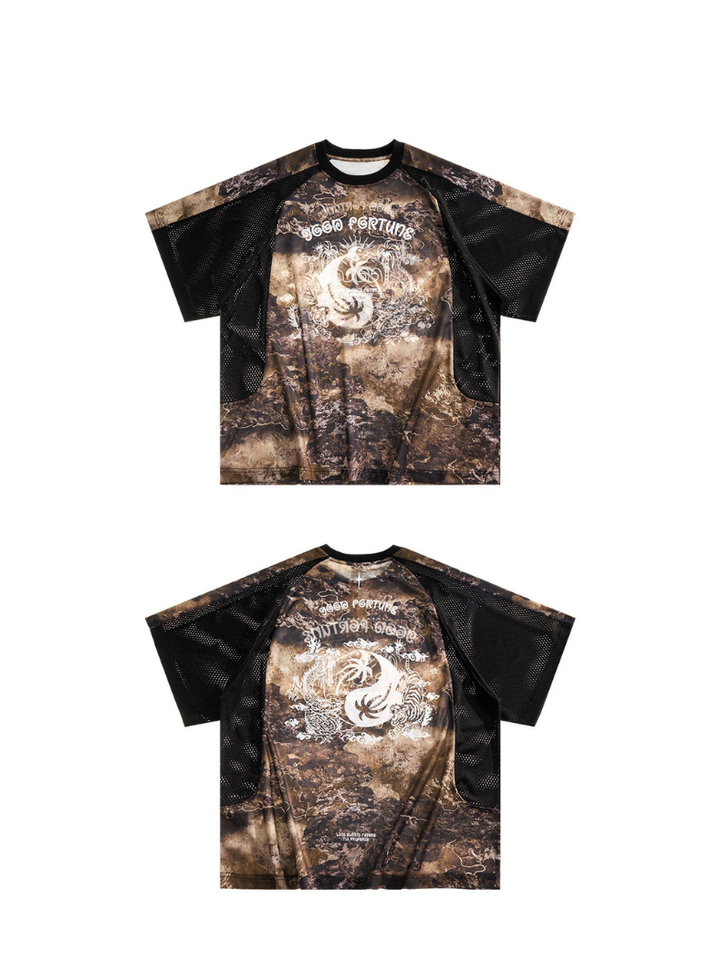 Omirad Desert Fortune Graphic Mesh Performance Tee