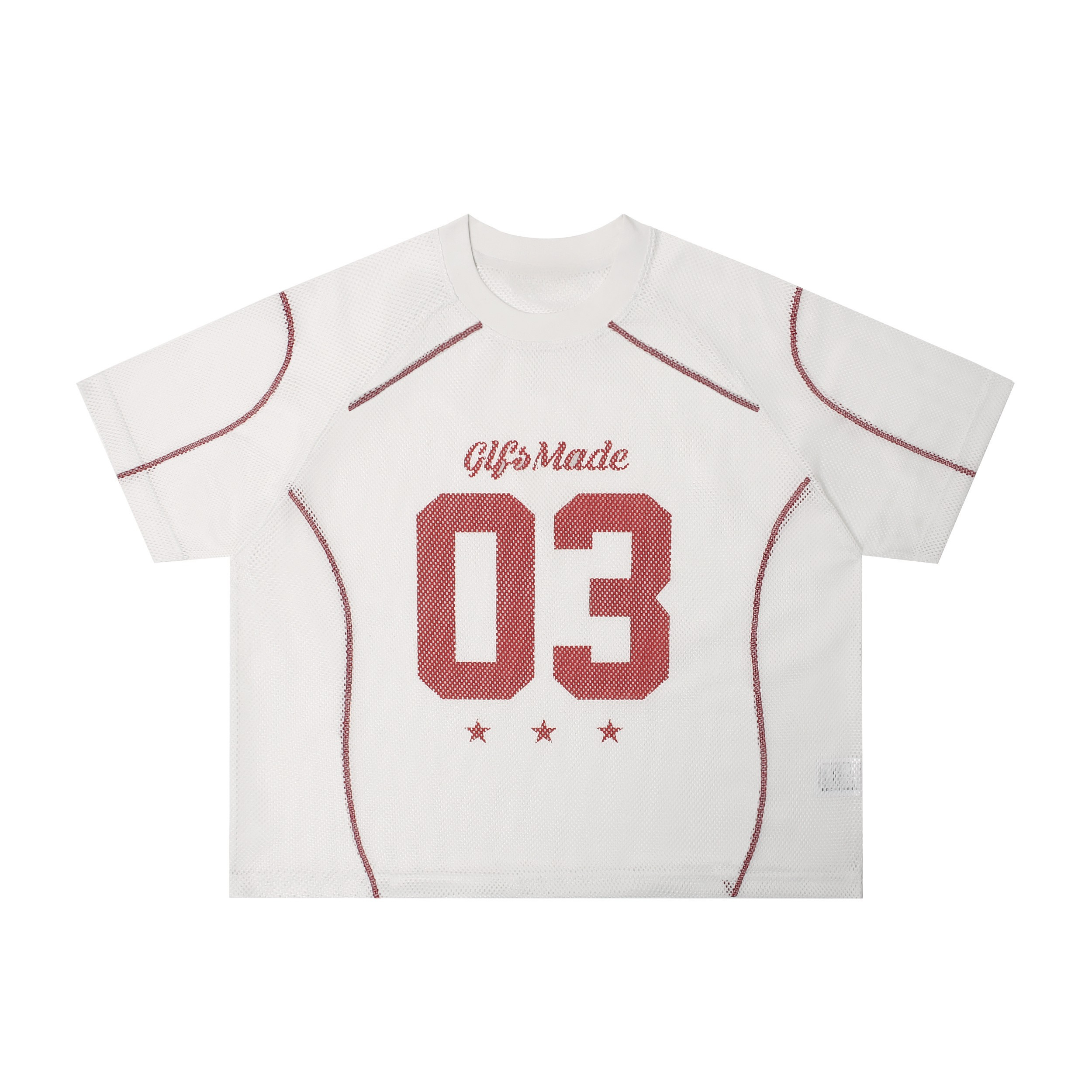 GlfsMade 03 Mesh Jersey Tee | Streetwear Athletic Top