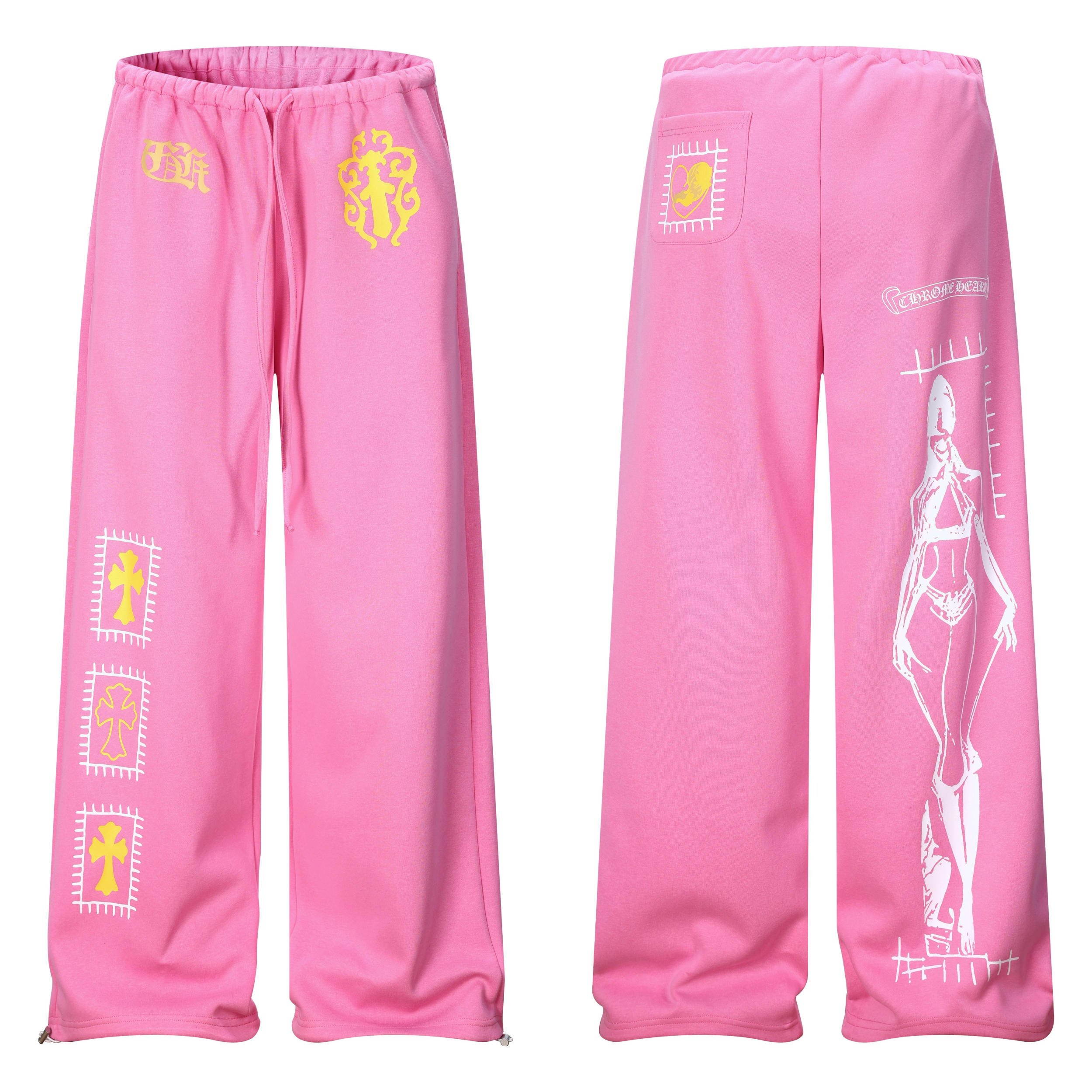 Omirad Graphic Wide-Leg Sweatpants | Bold Streetwear Joggers