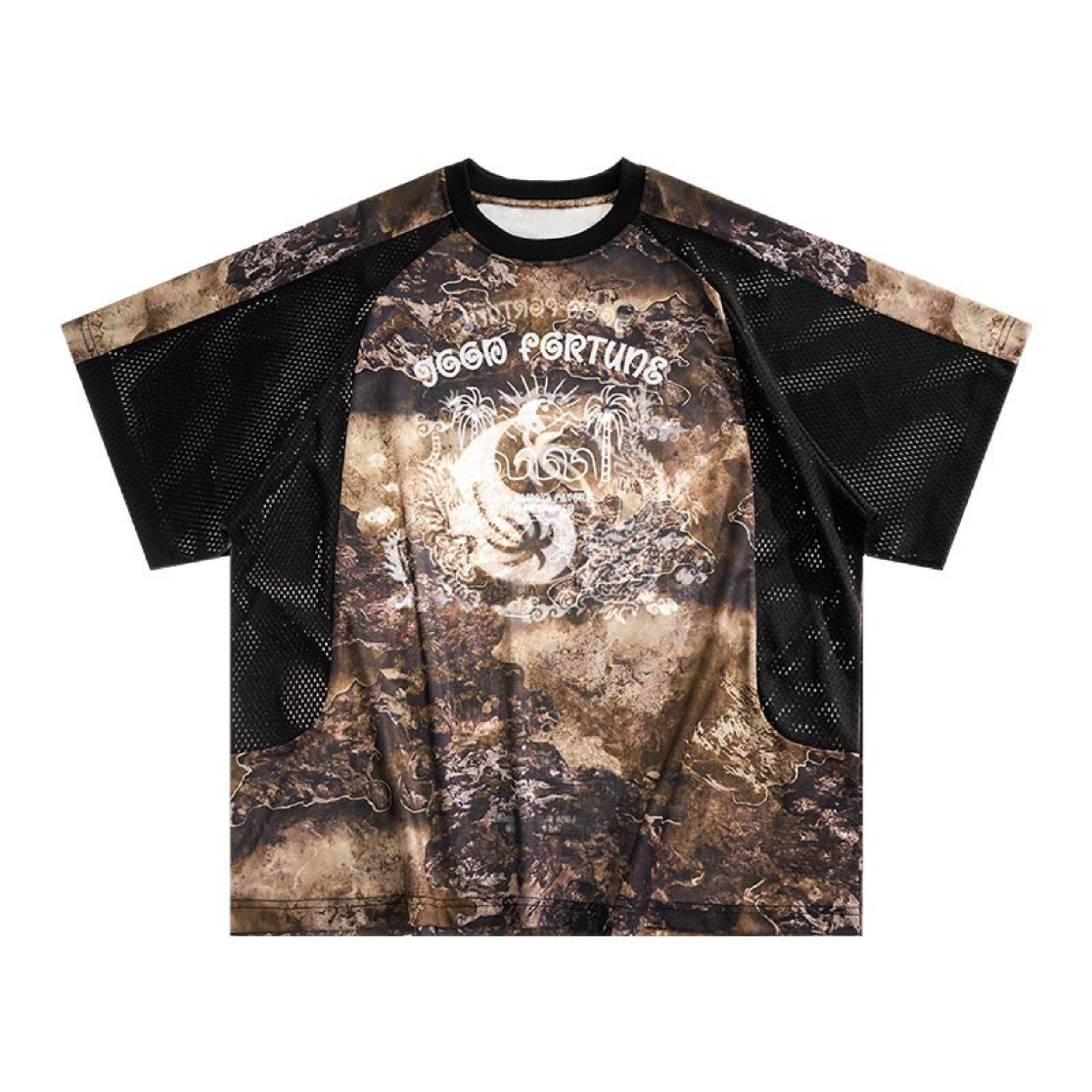 Omirad Desert Fortune Graphic Mesh Performance Tee