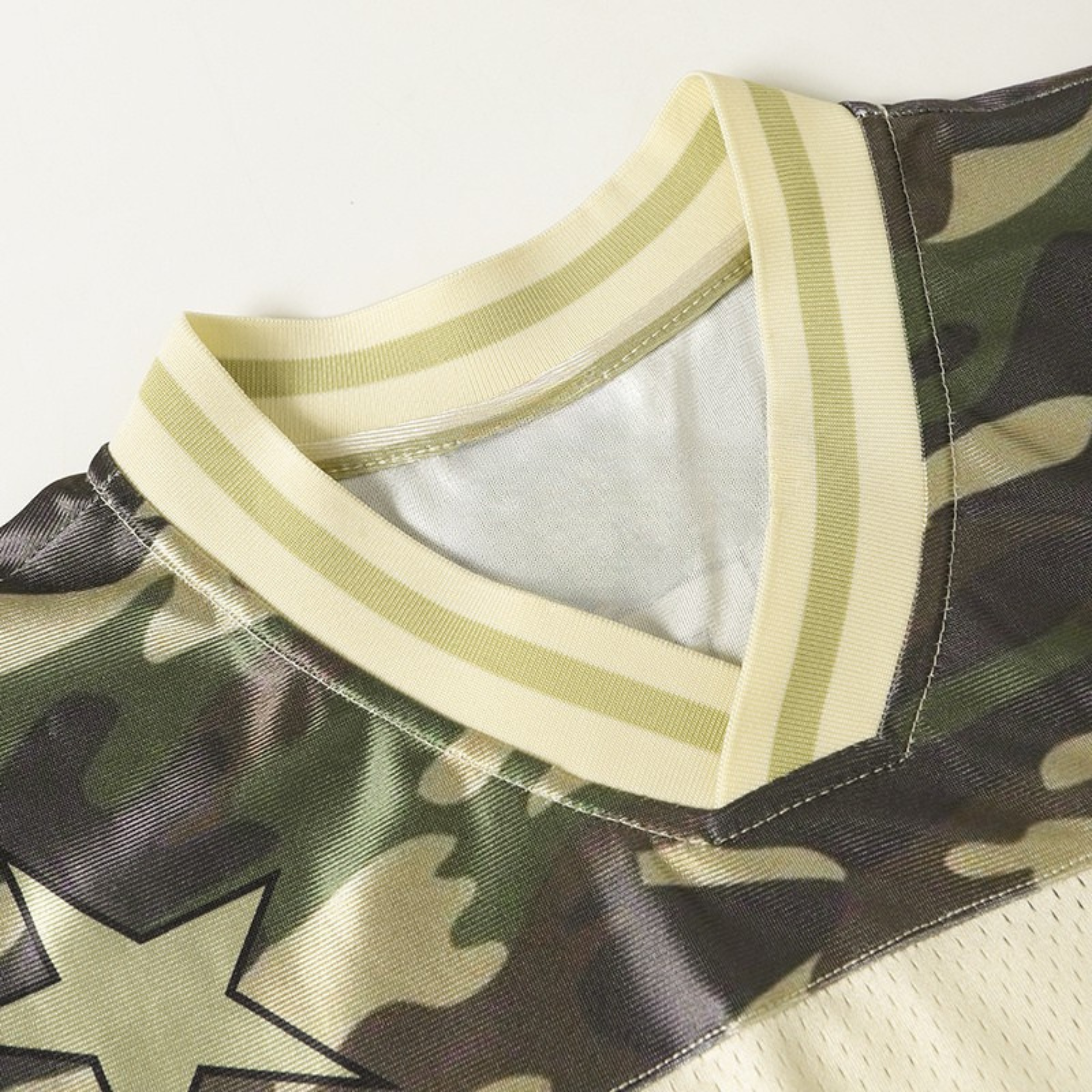 Camo 66 Performance Football Jersey | Military Star Design