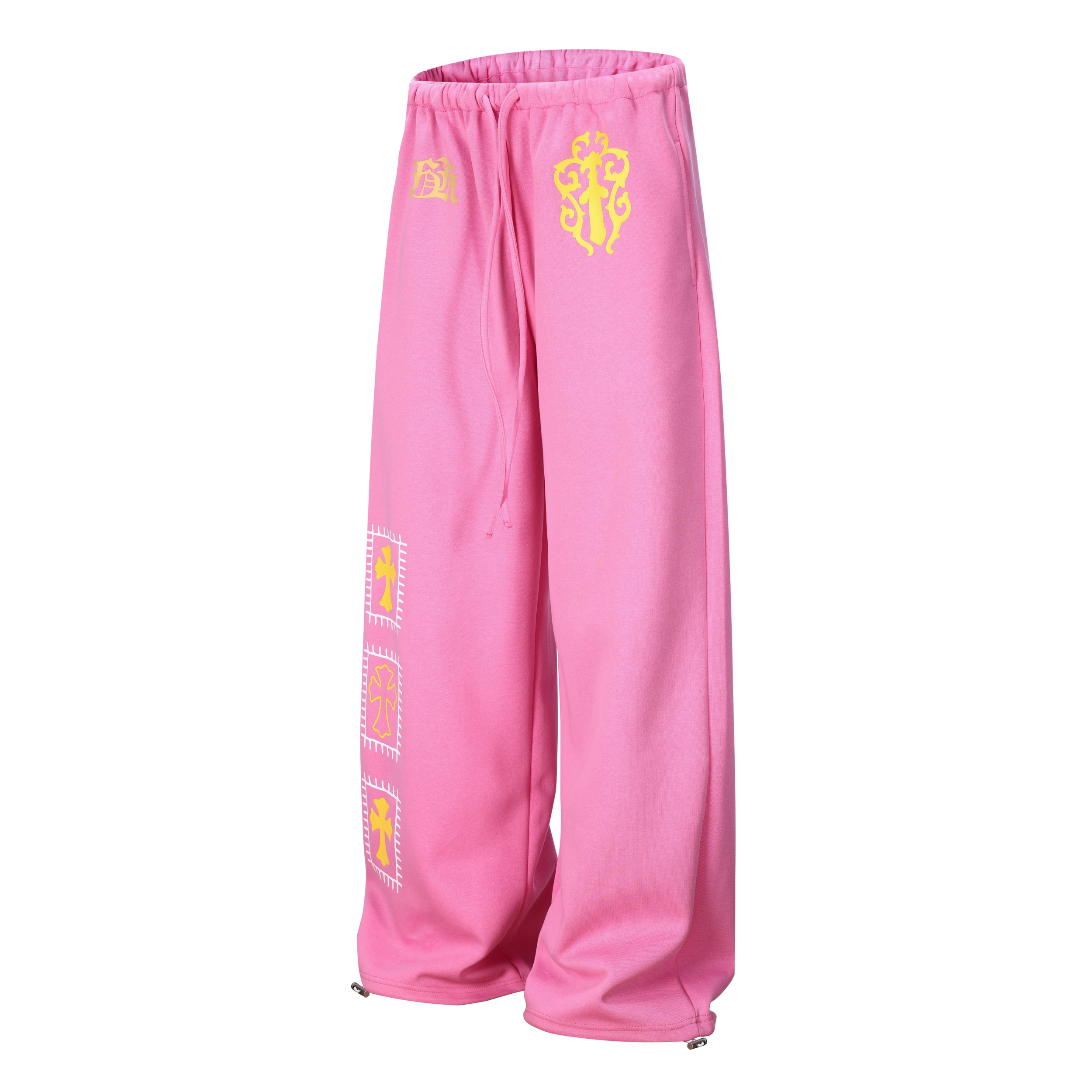 Omirad Graphic Wide-Leg Sweatpants | Bold Streetwear Joggers