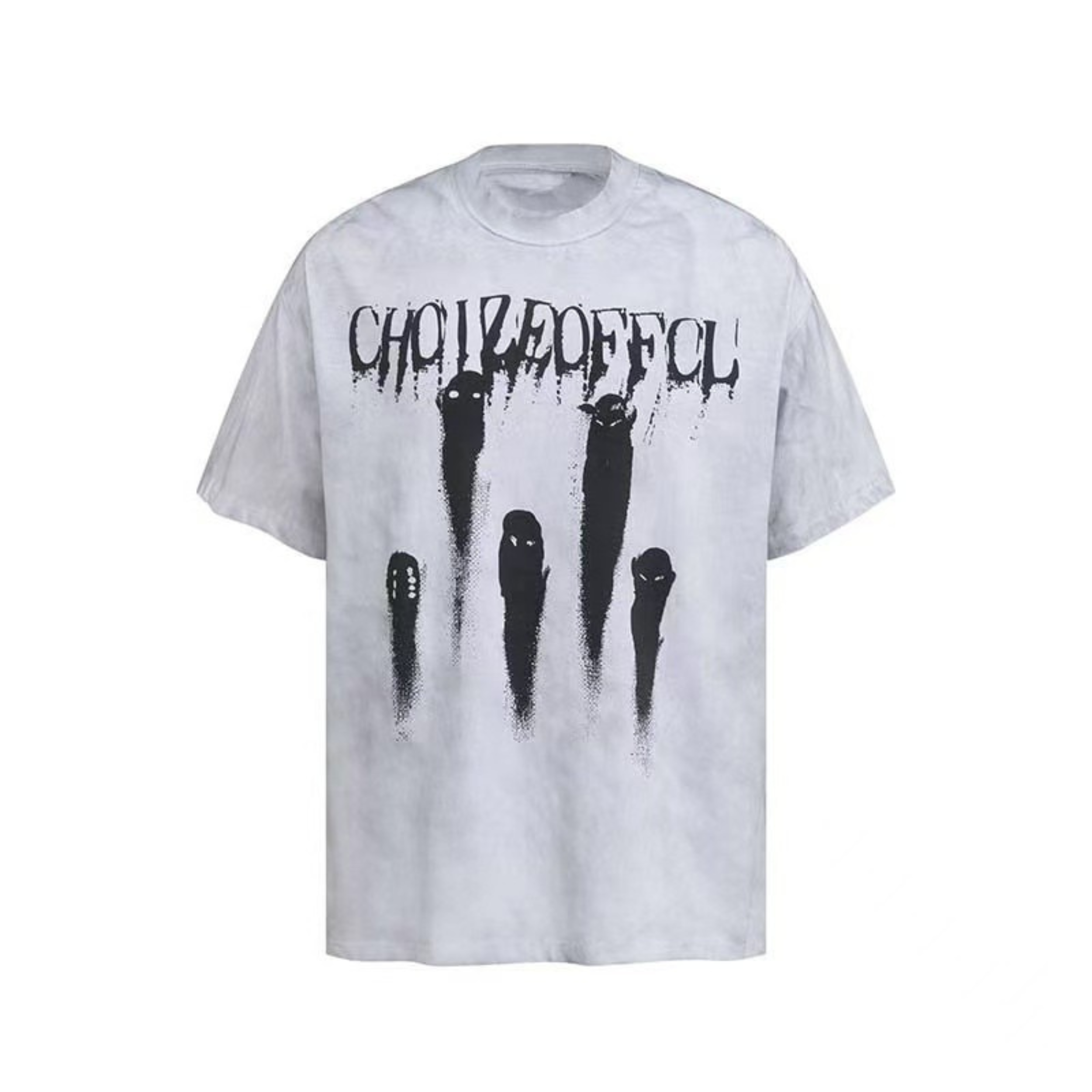 Ghost Shadow Graphic Tee | Dark Streetwear Cotton T-Shirt