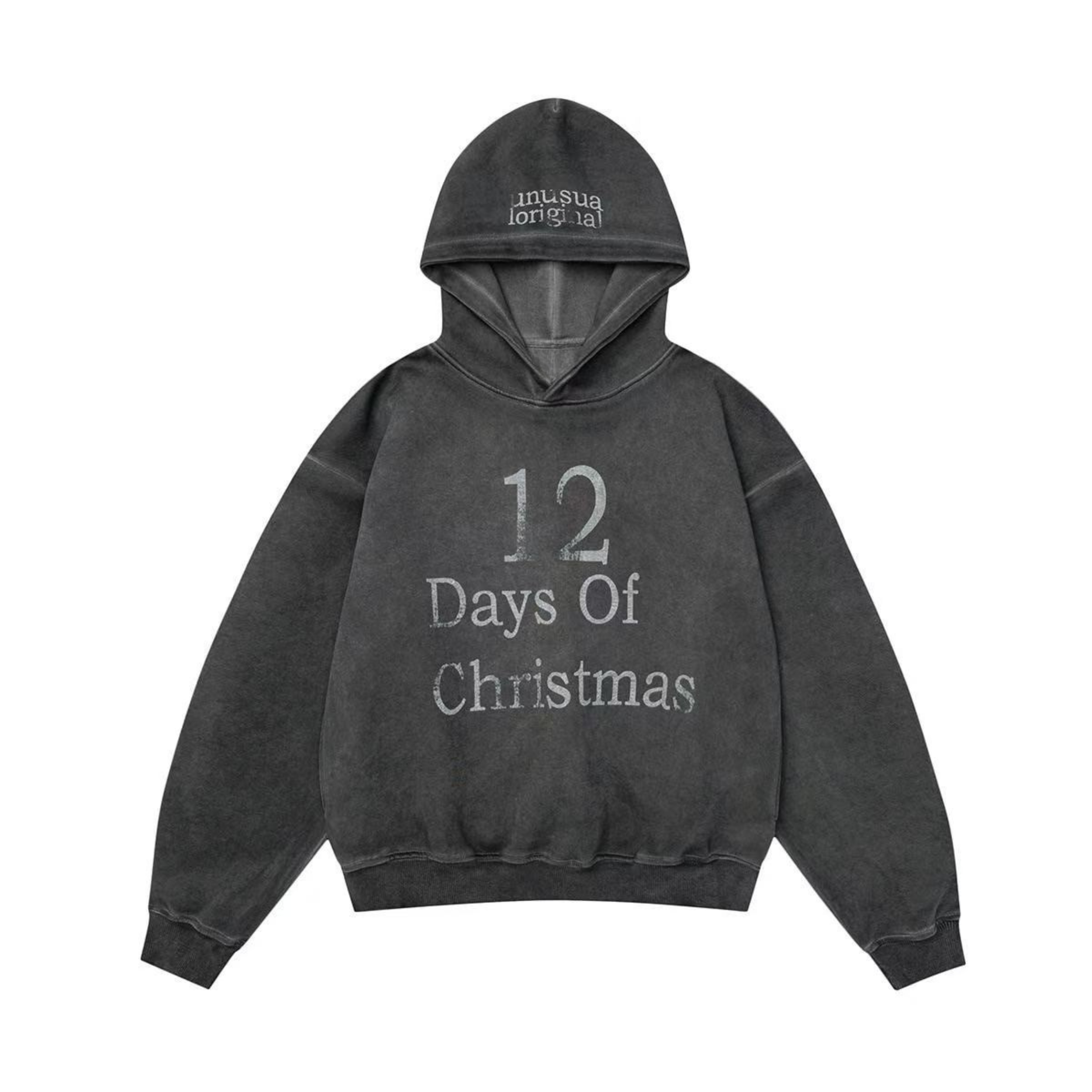 12 Days of Christmas Vintage Washed Pullover Hoodie