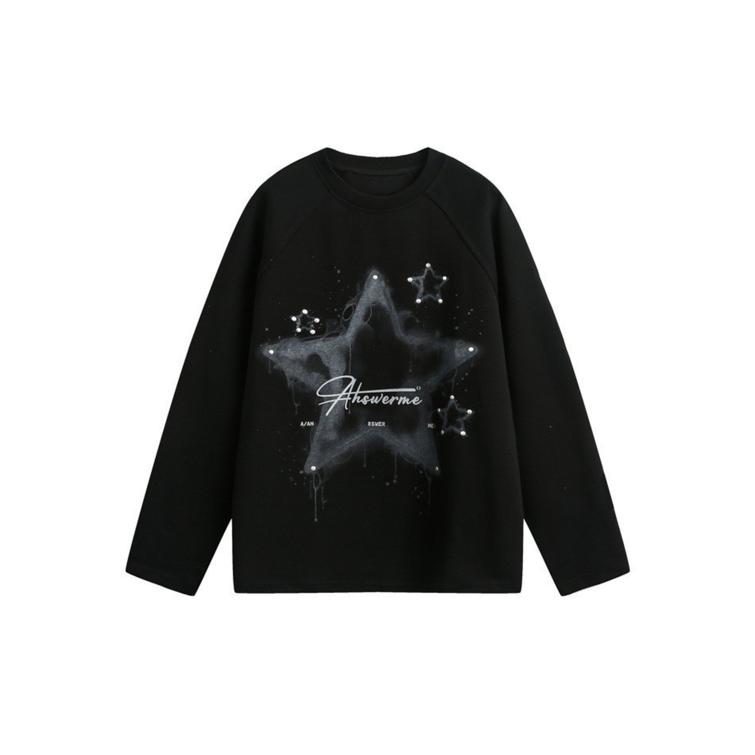 Cosmic Star Graphic Long Sleeve Tee | Streetwear Sweatshirt