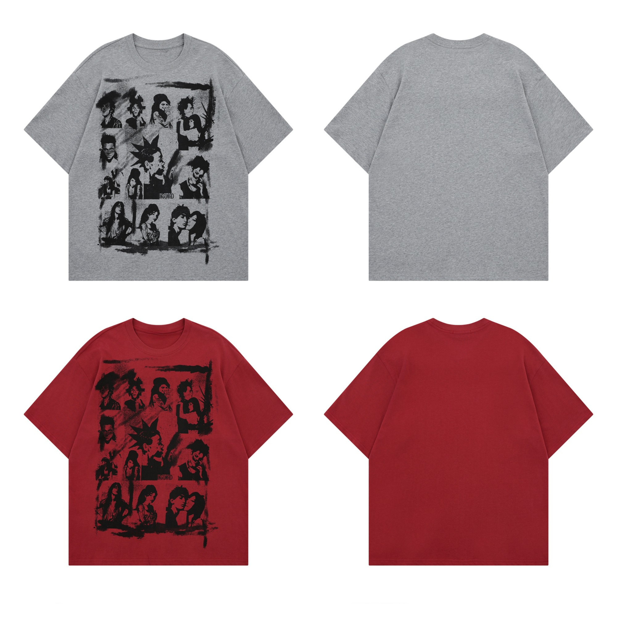 Omirad Art Portrait Graphic Tee | Streetwear Oversized Fit