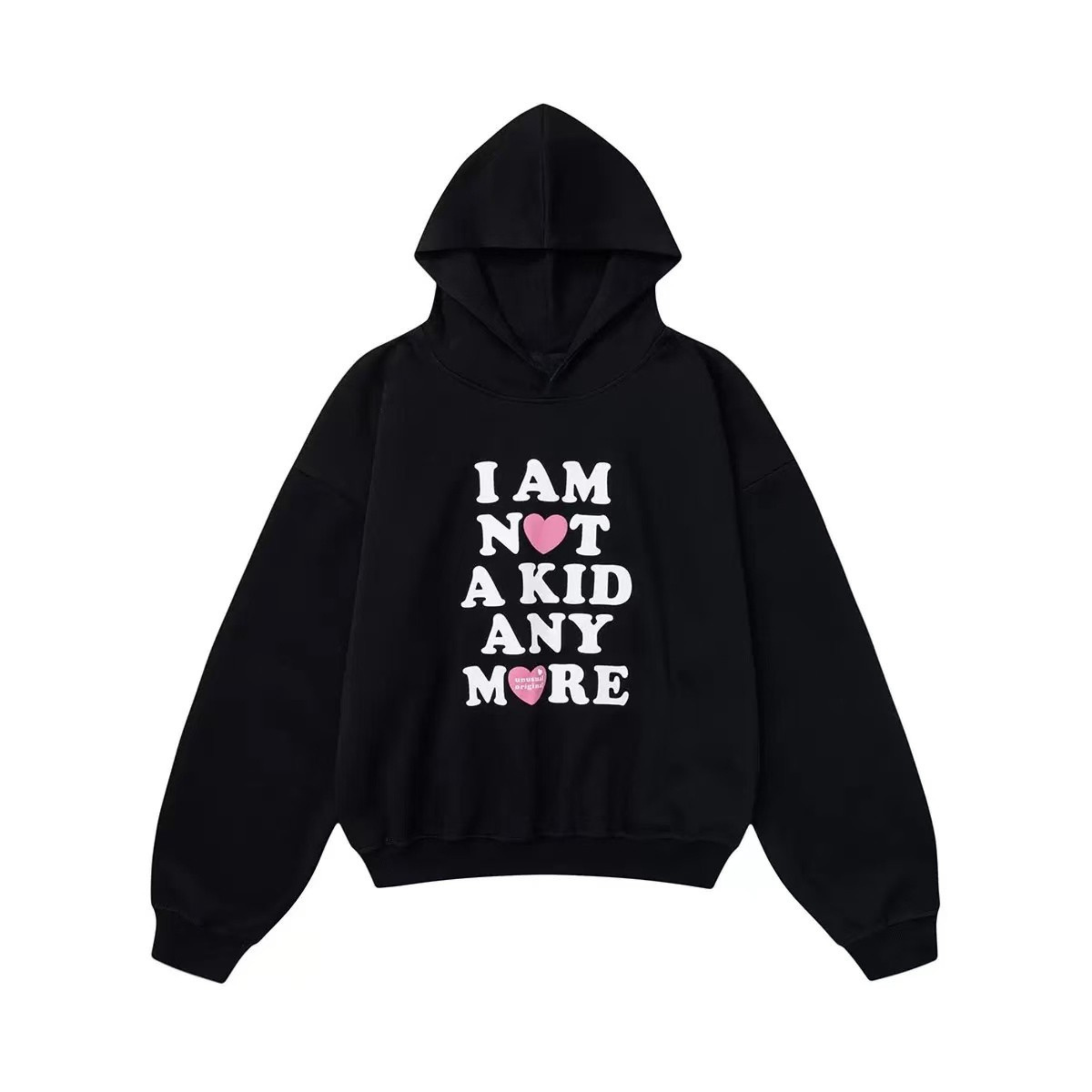 I Am Not A Kid Anymore Graphic Pullover Hoodie | Streetwear