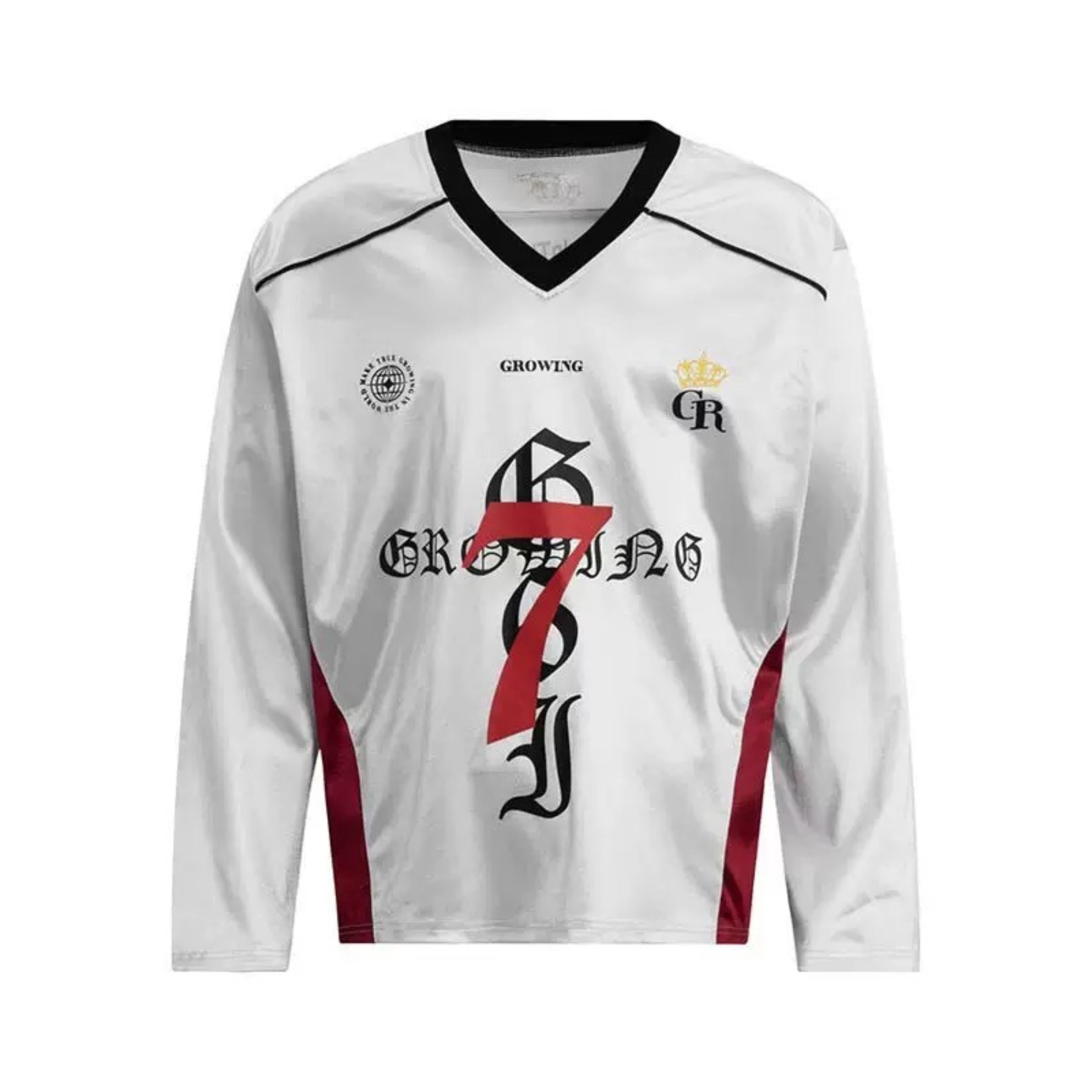 Gothic Long Sleeve Jersey | Varsity Street Style Top