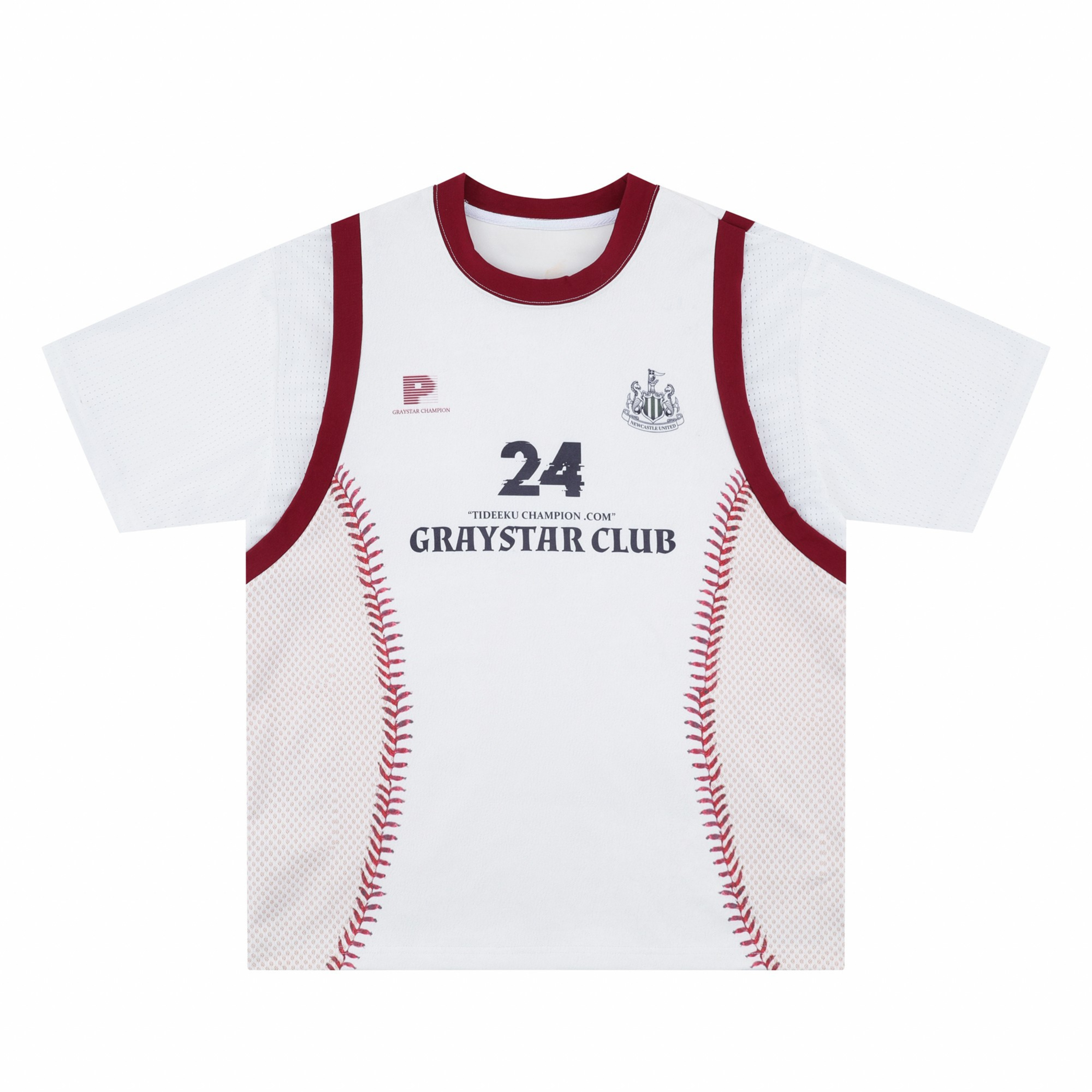 Baseball Stitch Mesh Tee | Retro Sport Streetwear Jersey