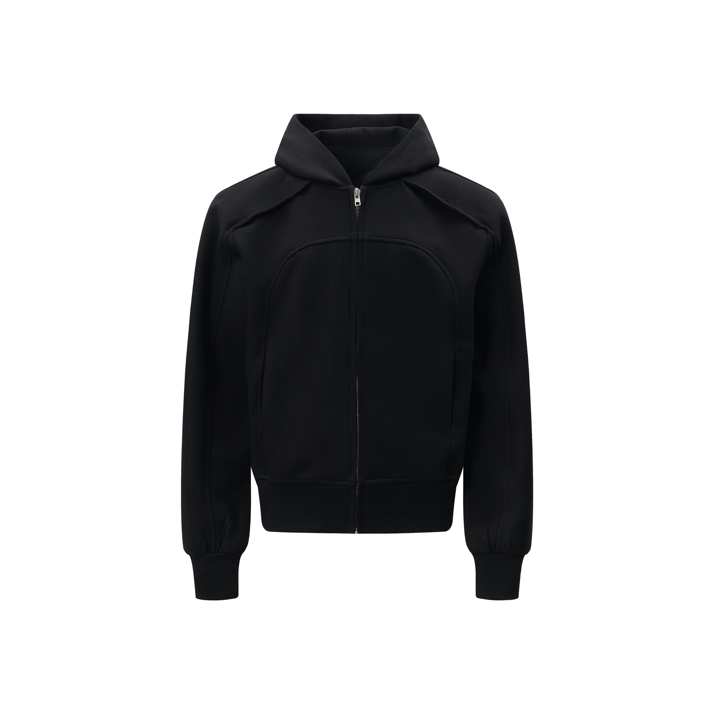 Omirad Sculpted Zip-Up Hoodie | Structured Street Fleece
