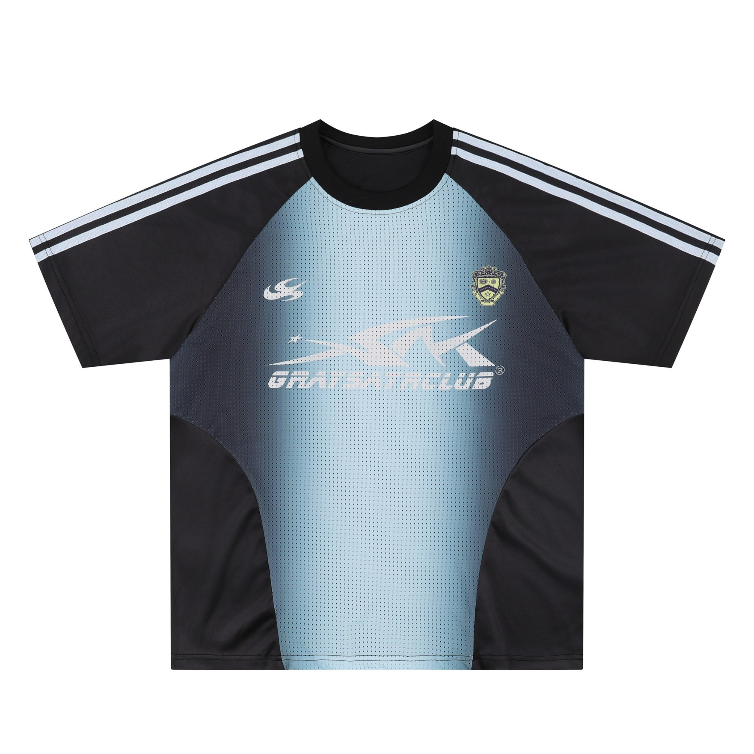 Gradient Racing Mesh Tee | Streetwear Soccer Jersey