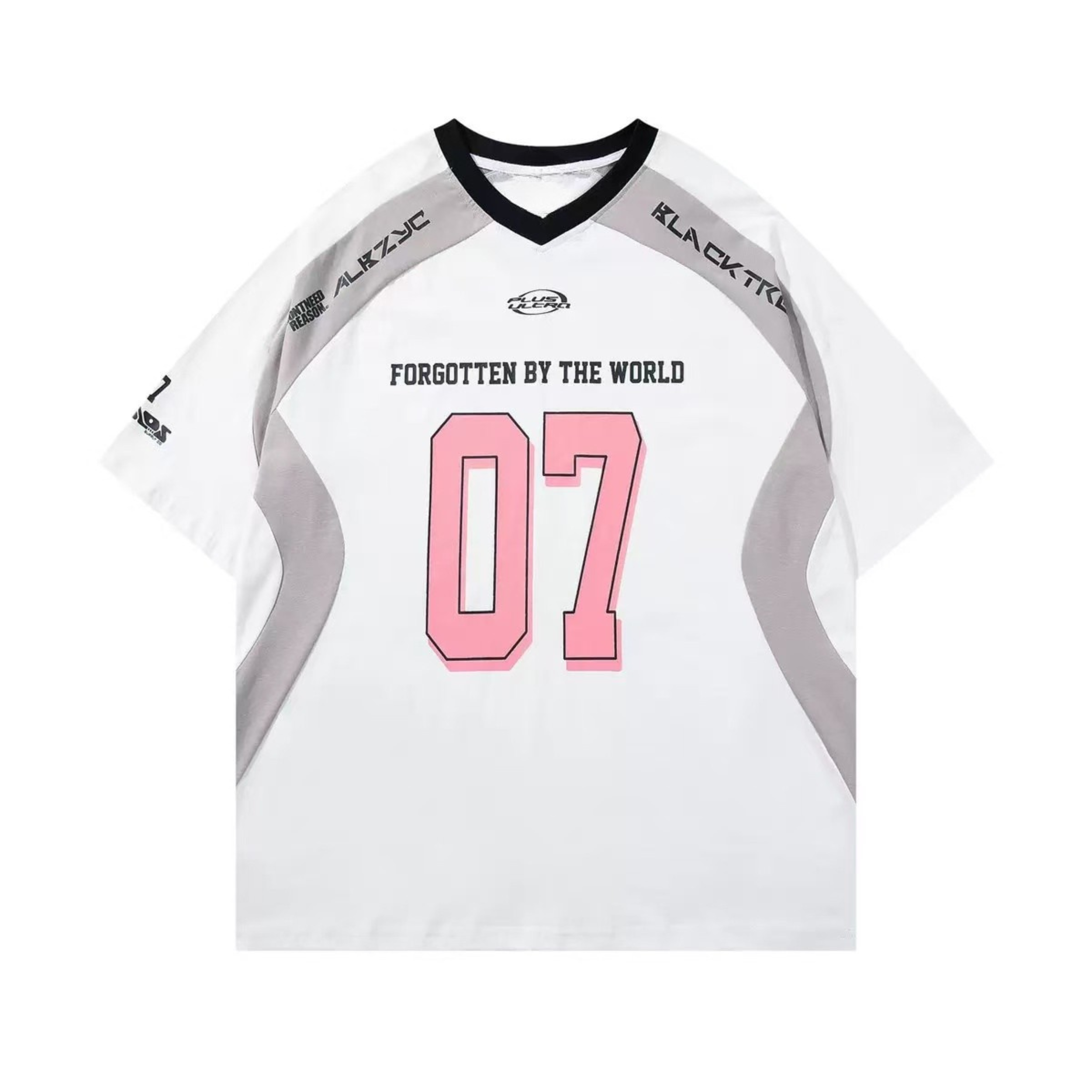 Forgotten 07 Varsity Raglan Streetwear Tee | Y2K Sport