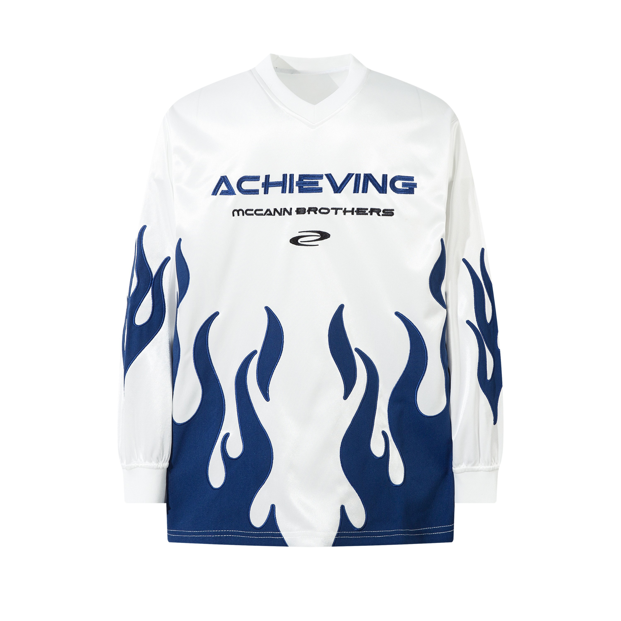 Achieving McCann Brothers Flame Graphic Long Sleeve Jersey