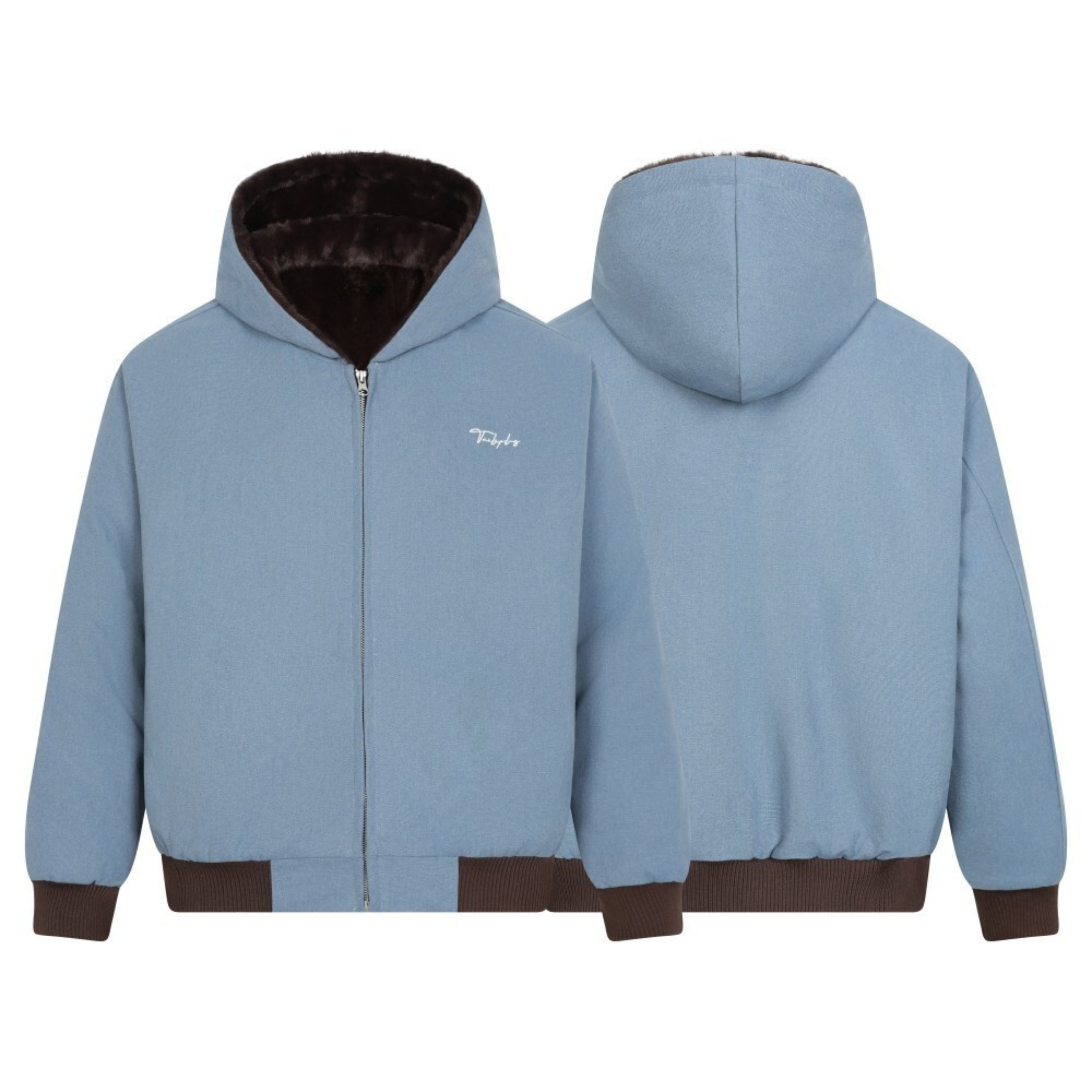 Omirad Essential Fur-Lined Zip-Up Hoodie | Street-Casual Warmth