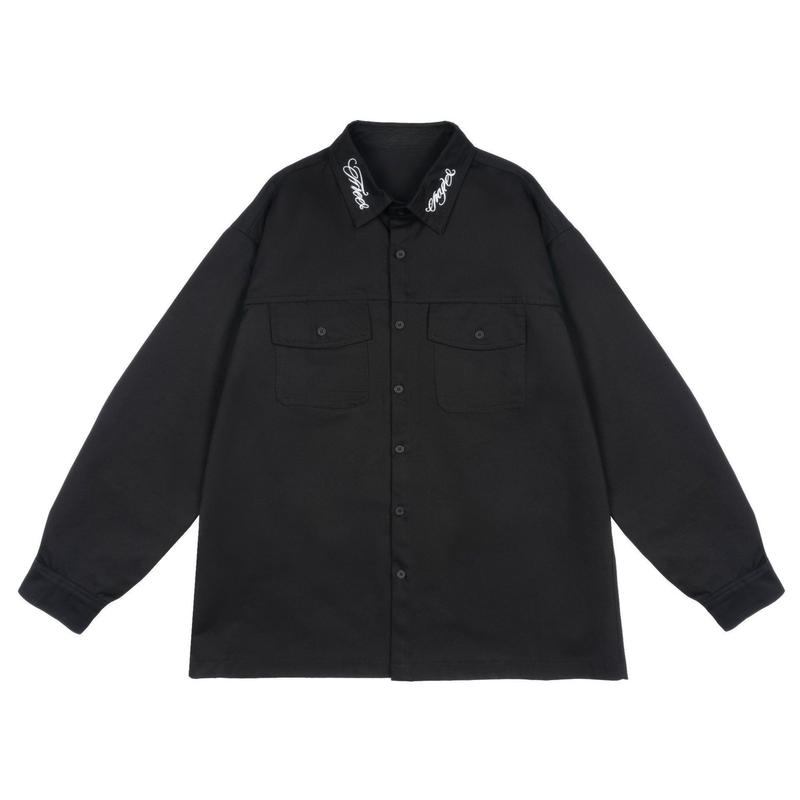 Omirad Gothic Logo Work Shirt | Oversized Streetwear