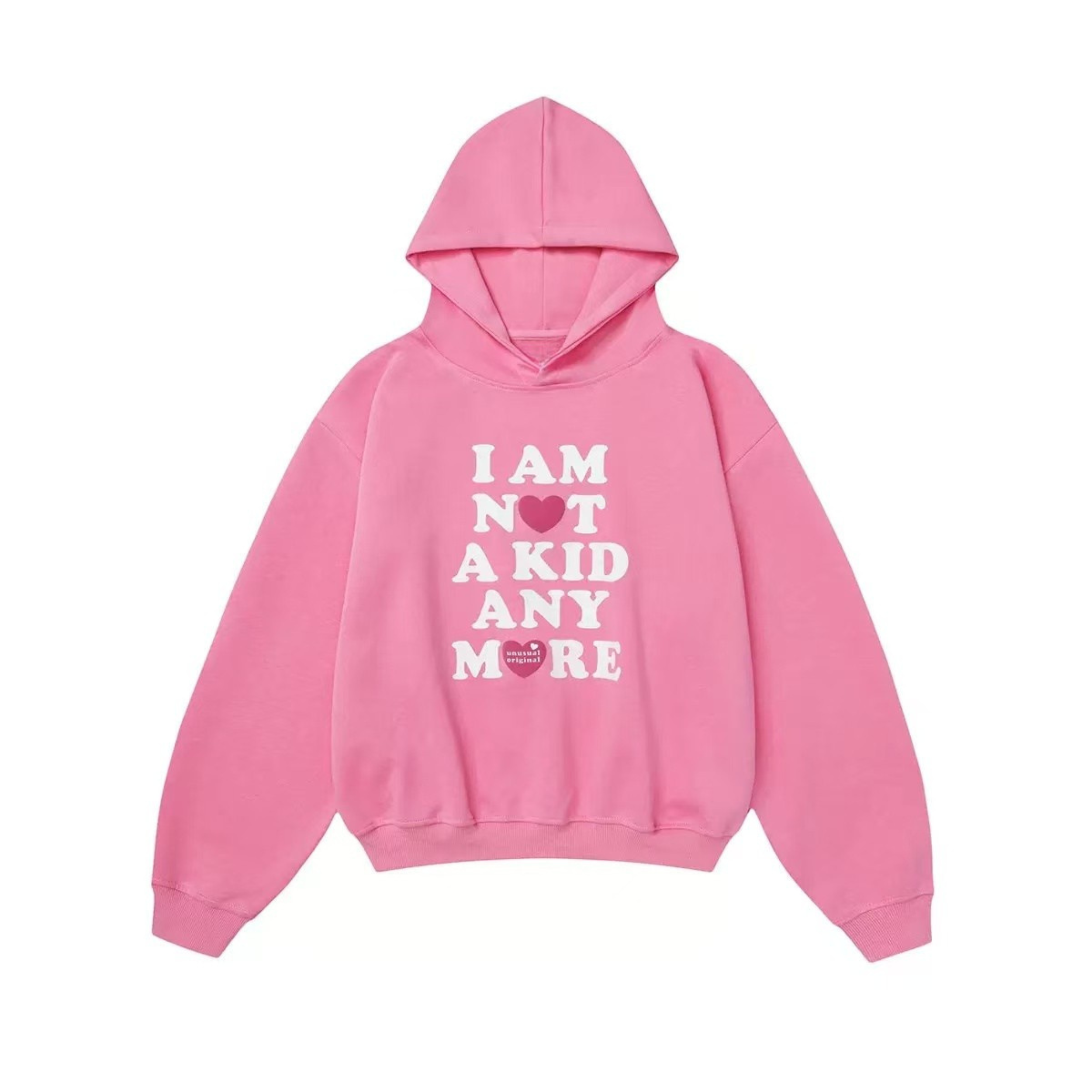 I Am Not A Kid Anymore Graphic Pullover Hoodie | Streetwear