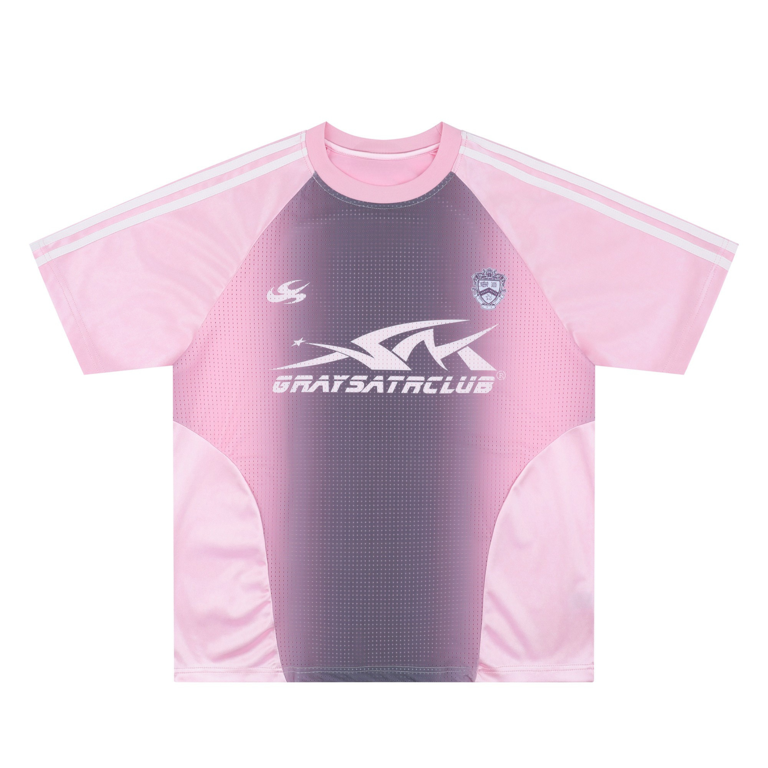 Gradient Racing Mesh Tee | Streetwear Soccer Jersey