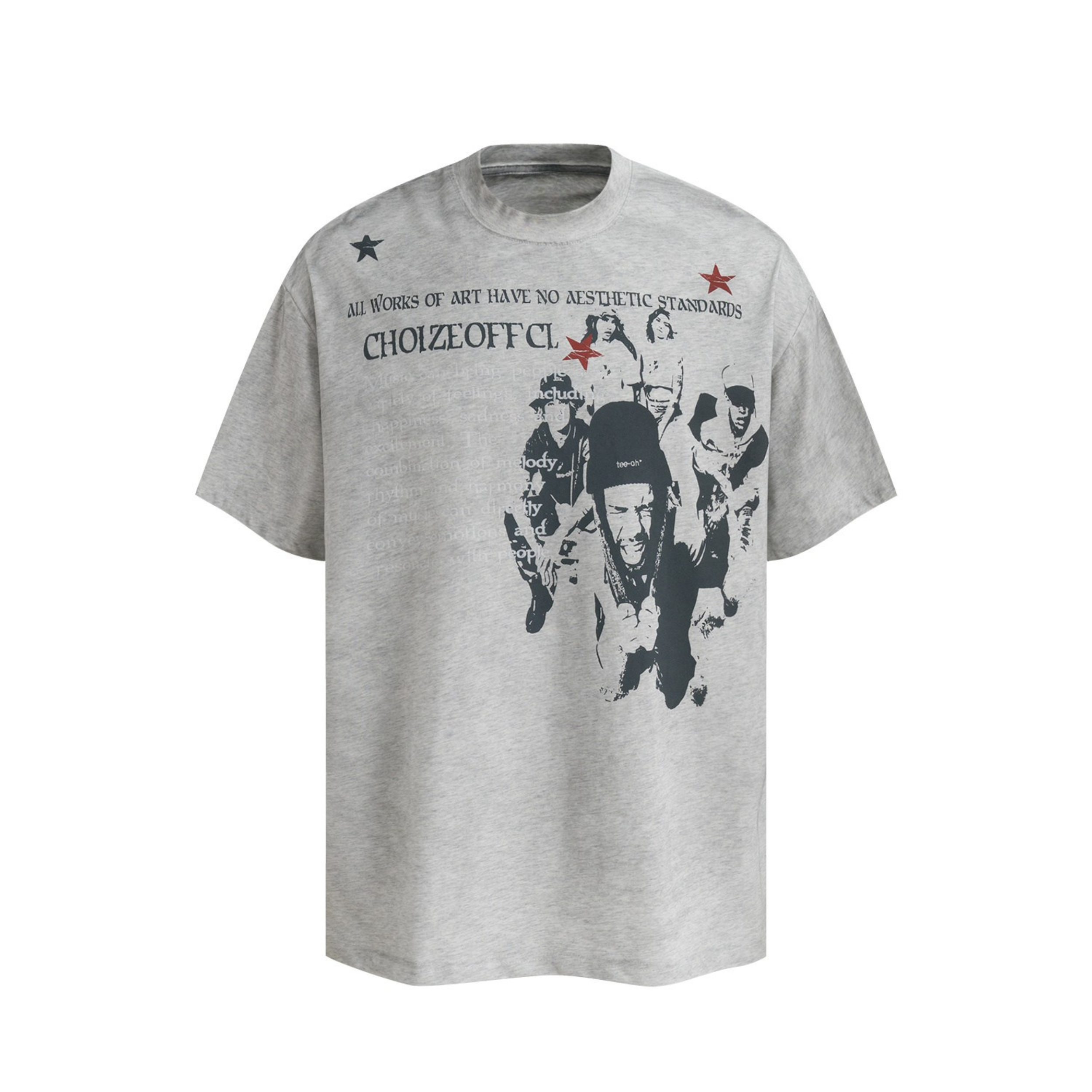 Choize Offcl Graphic Streetwear Tee | Collage Print Cotton